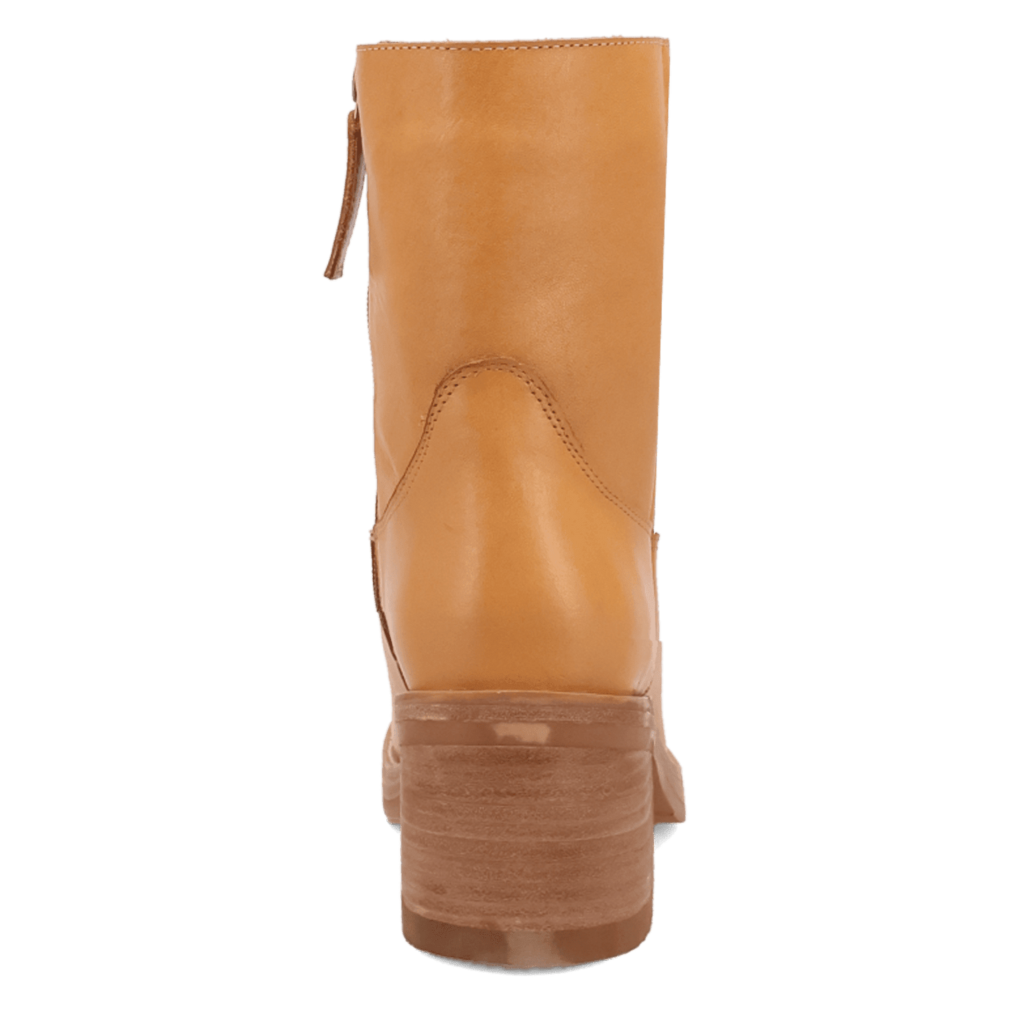 PRODUCT SHOT ROXY LEATHER BOOTIE AT 180 DEGREE BACK ANGLE