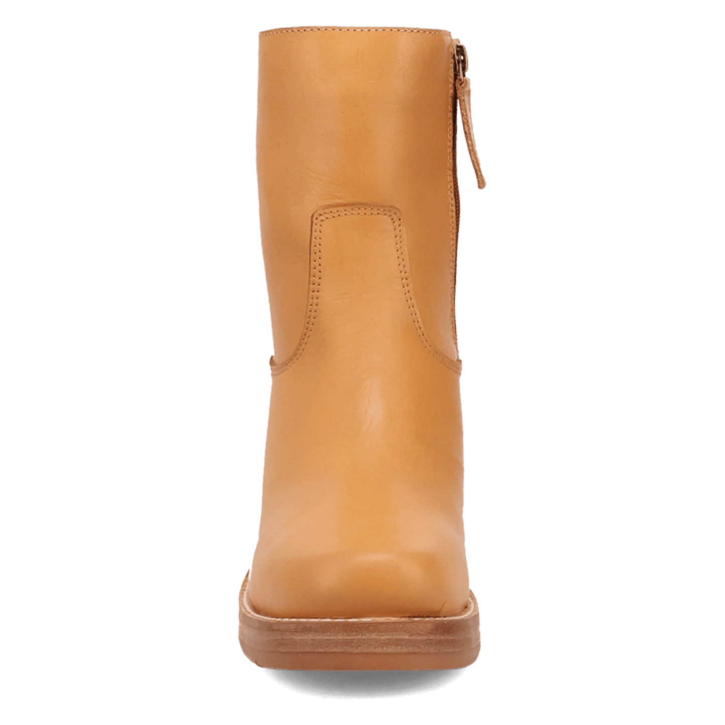 PRODUCT SHOT ROXY LEATHER BOOTIE AT FRONT ANGLE