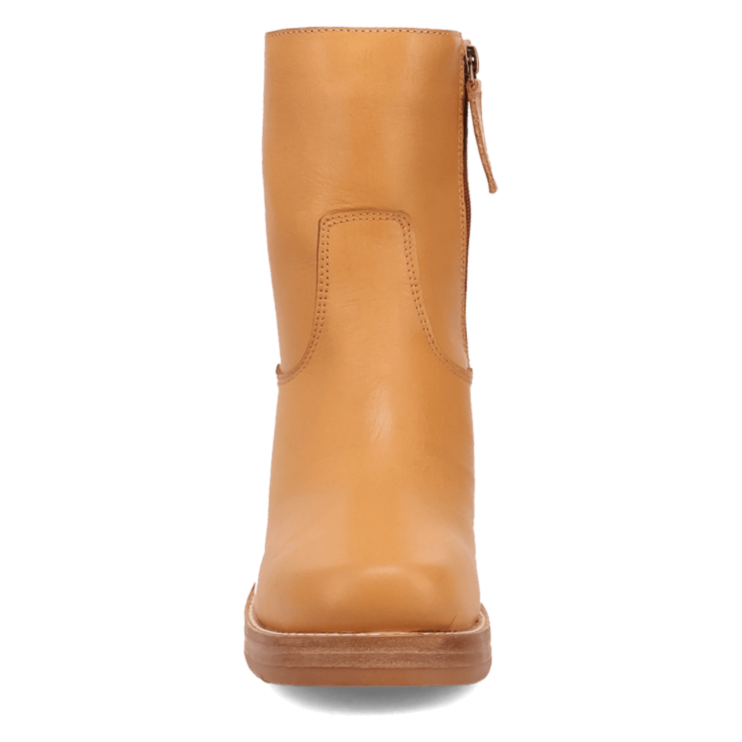 PRODUCT SHOT ROXY LEATHER BOOTIE AT FRONT ANGLE
