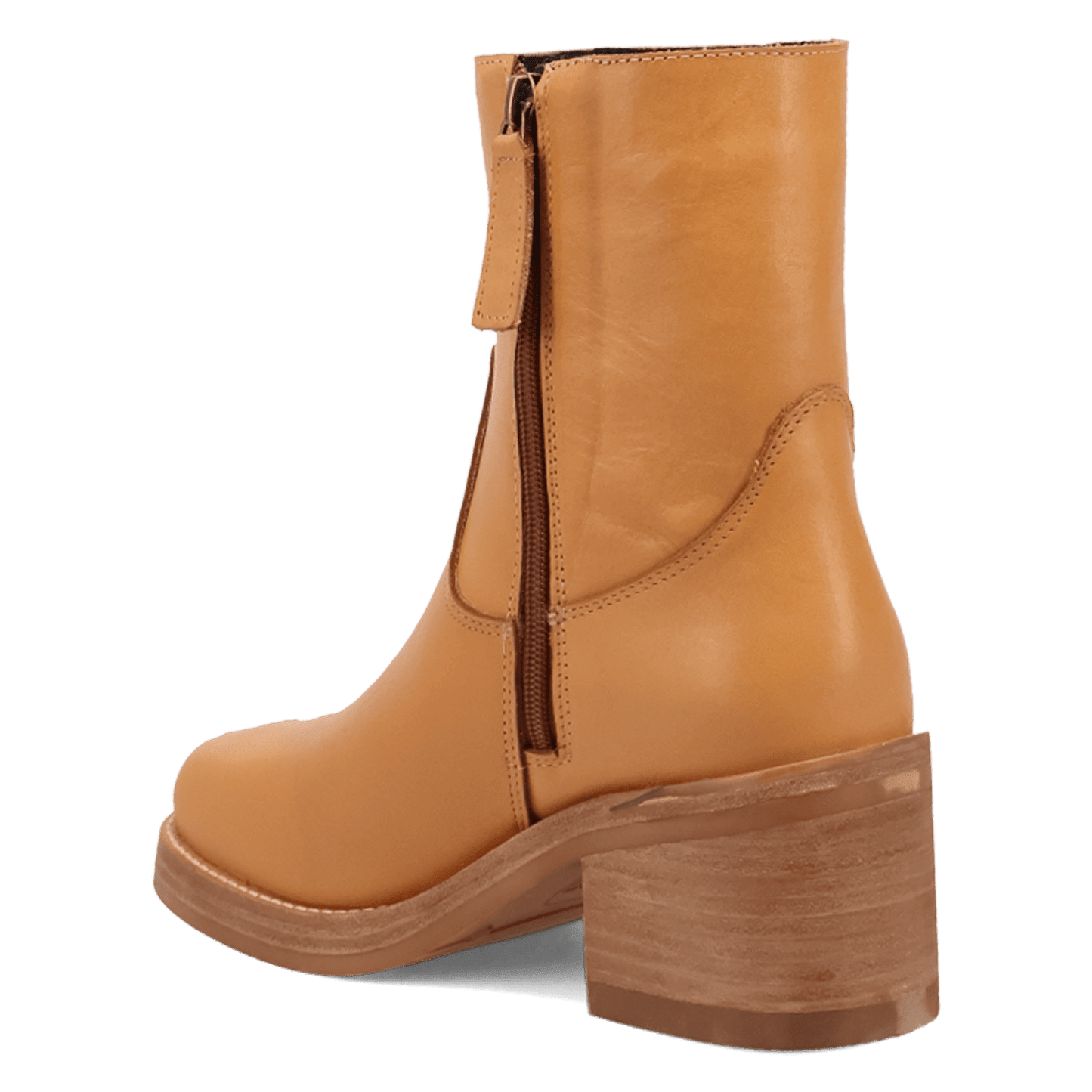 PRODUCT SHOT ROXY LEATHER BOOTIE AT 270 DEGREE ANGLE