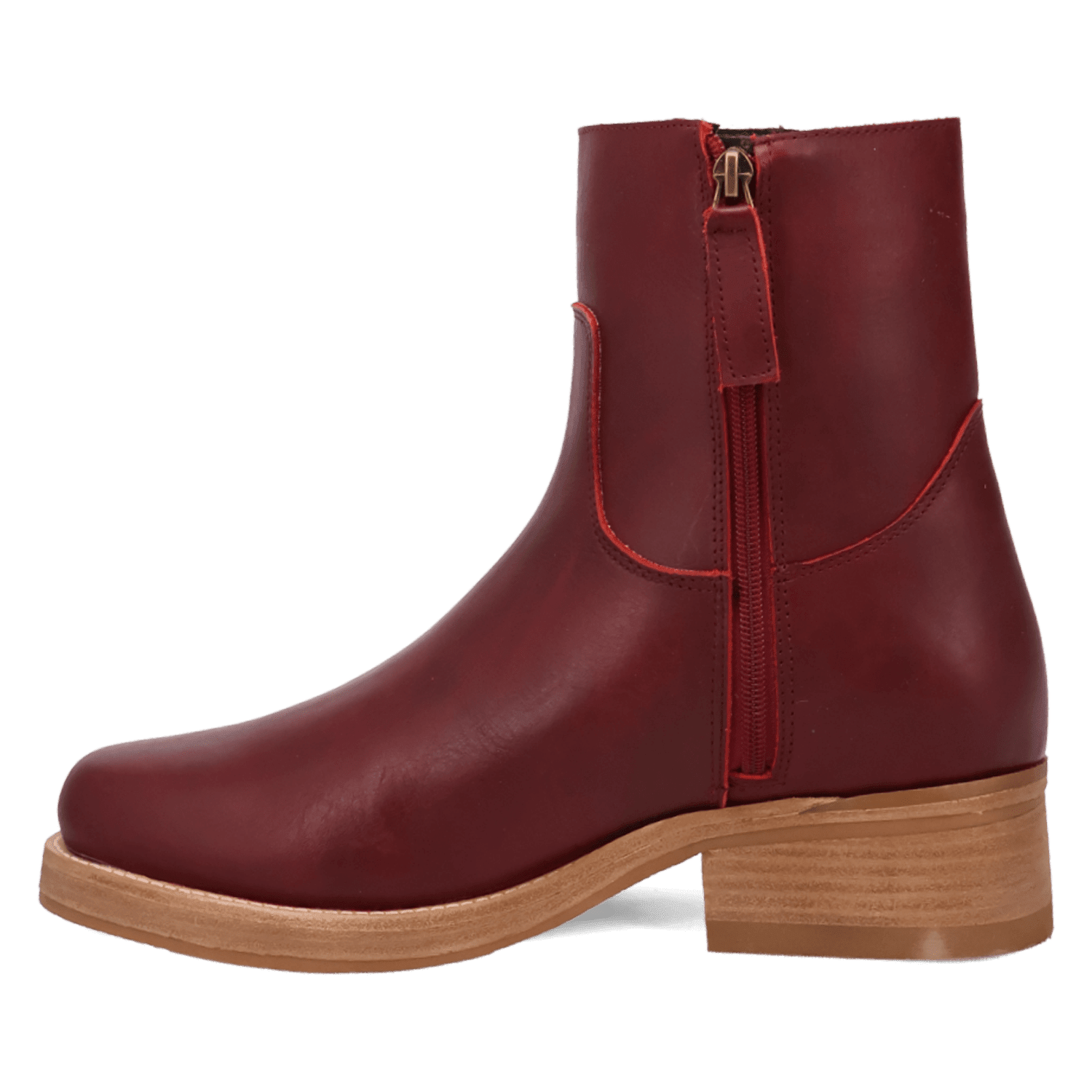PRODUCT SHOT BANNER LEATHER BOOT AT 135 DEGREE OUTSIDE ANGLE