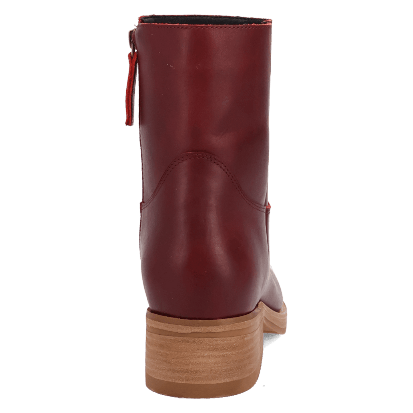 PRODUCT SHOT BANNER LEATHER BOOT AT 180 DEGREE BACK ANGLE