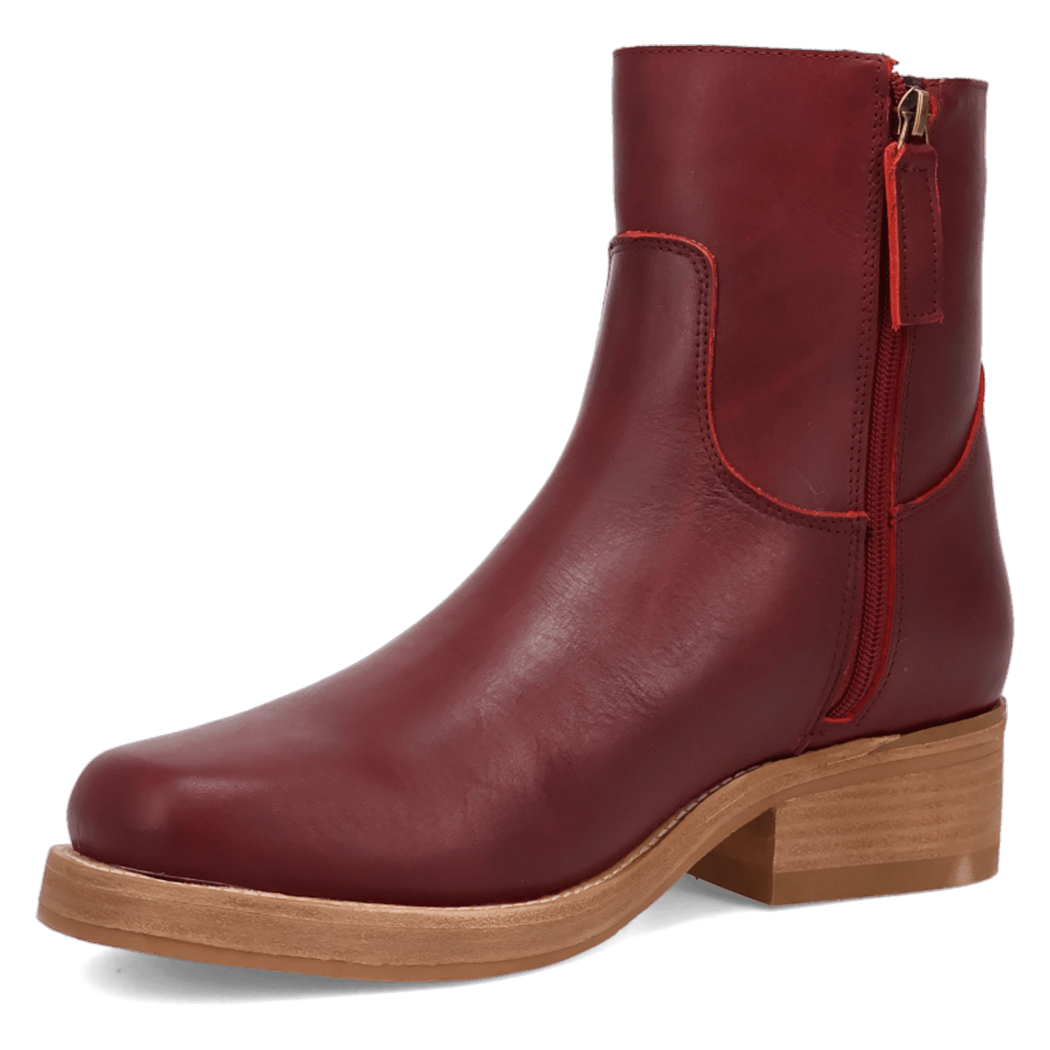 PRODUCT SHOT BANNER LEATHER BOOT AT 225 DEGREE ANGLE