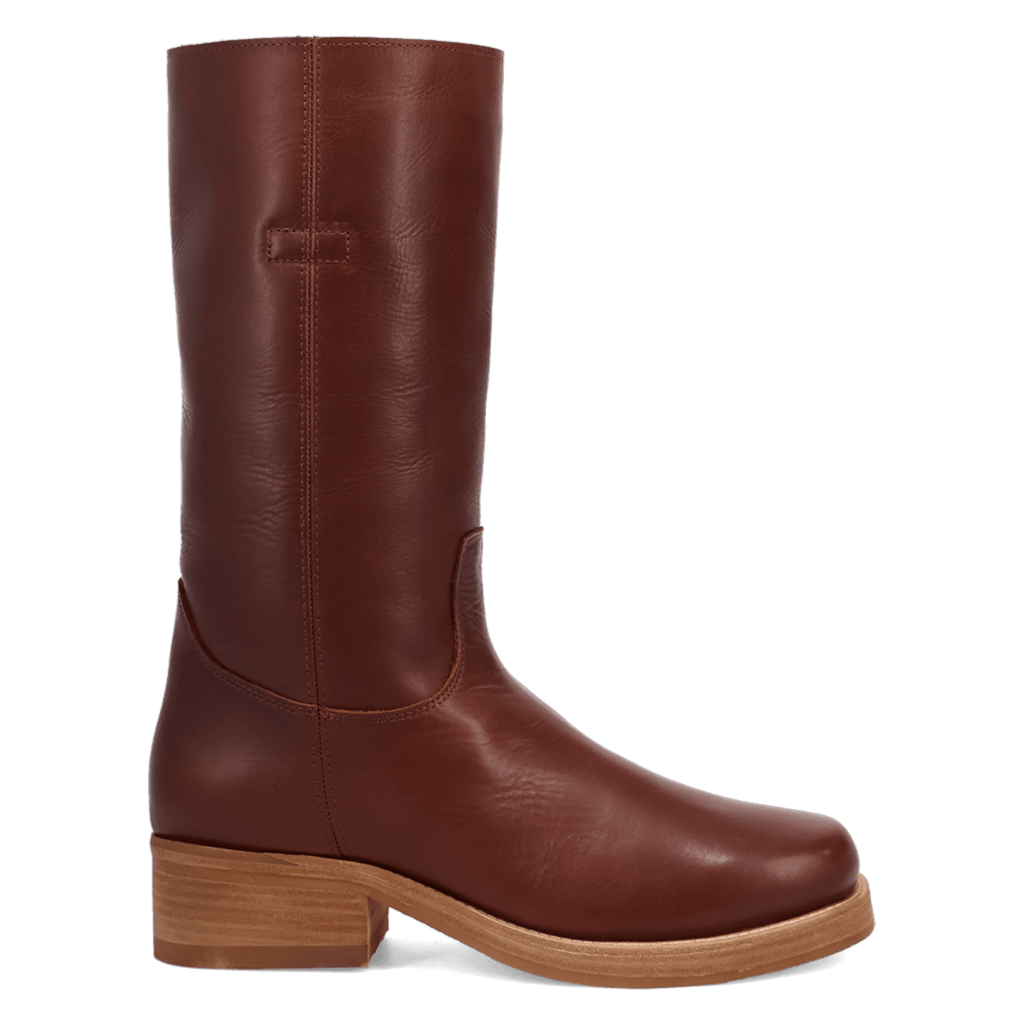 PRODUCT SHOT DUTTON LEATHER BOOT AT 90 DEGREE INSIDE ANGLE