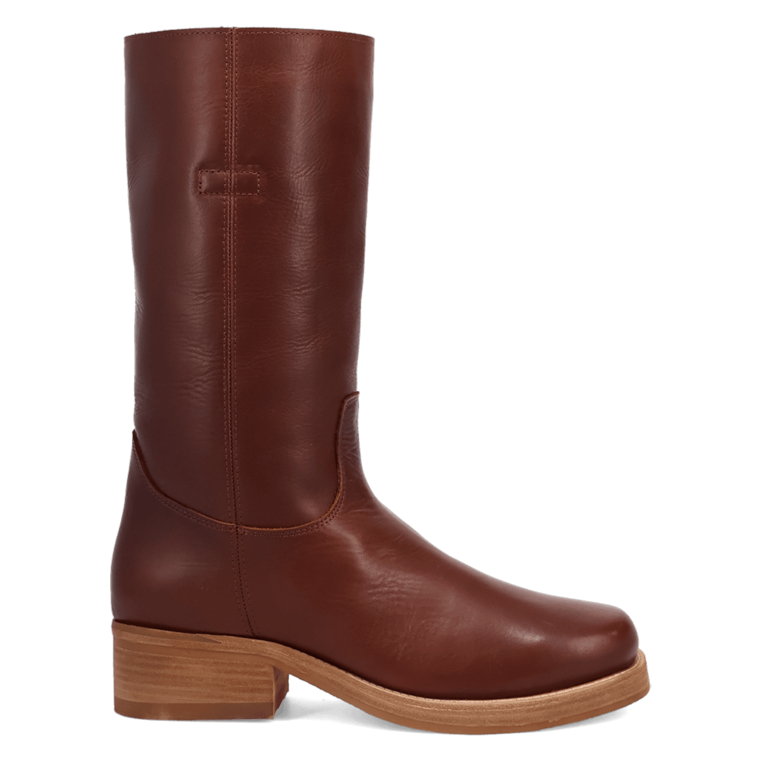 PRODUCT SHOT DUTTON LEATHER BOOT AT 90 DEGREE INSIDE ANGLE