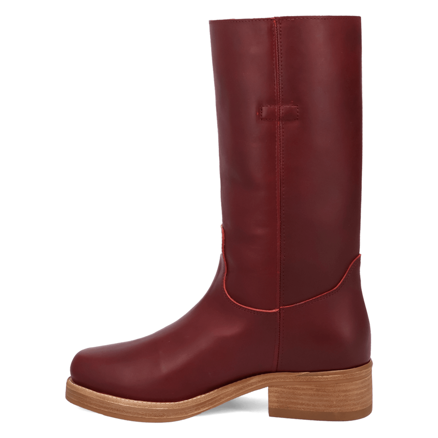 PRODUCT SHOT DUTTON LEATHER BOOT AT 135 DEGREE OUTSIDE ANGLE
