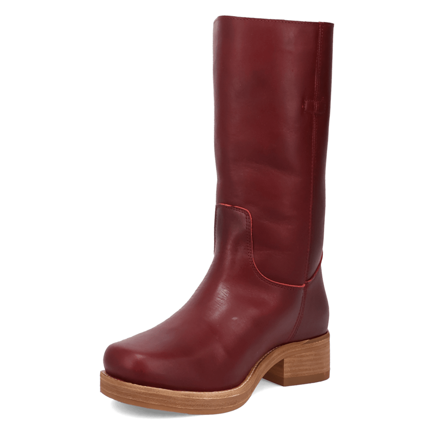 PRODUCT SHOT DUTTON LEATHER BOOT AT 225 DEGREE ANGLE