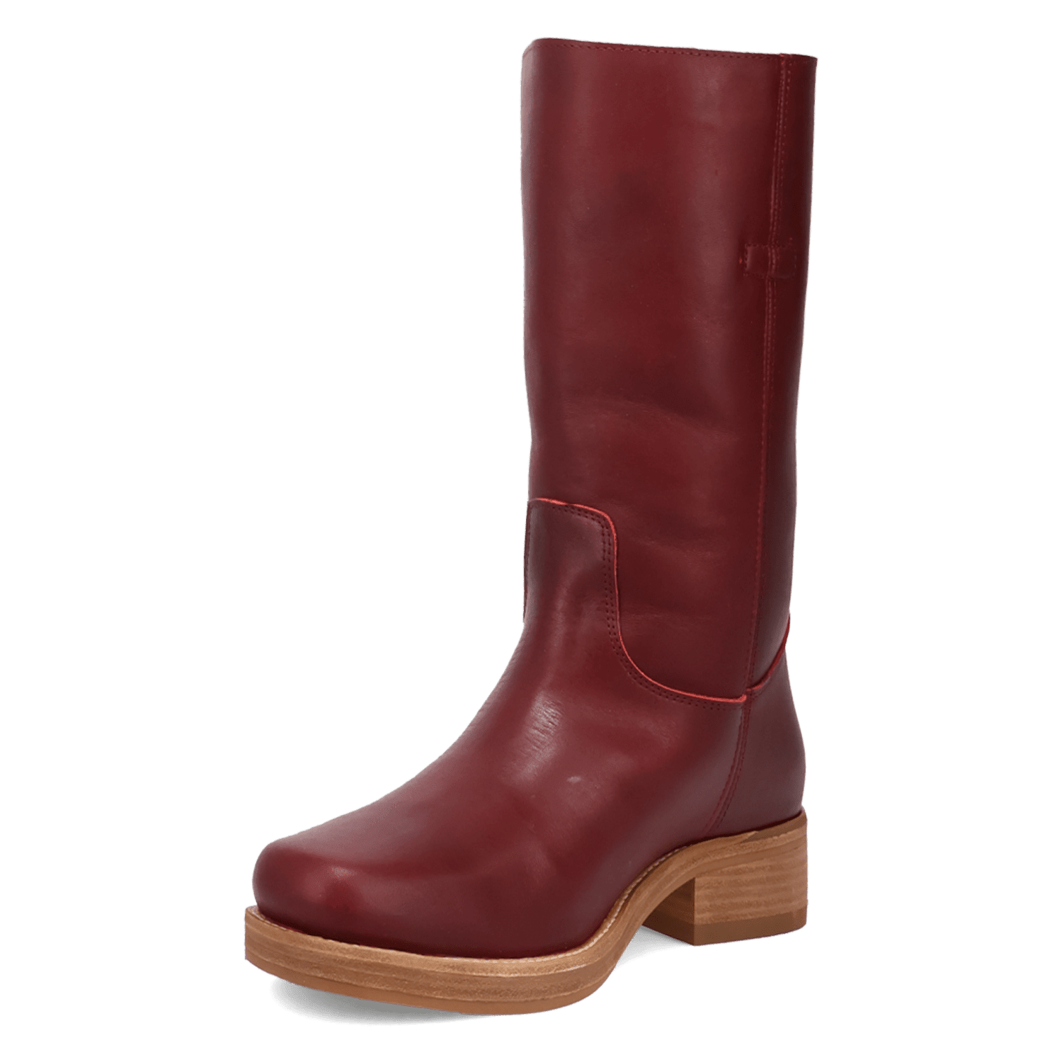 PRODUCT SHOT DUTTON LEATHER BOOT AT 225 DEGREE ANGLE