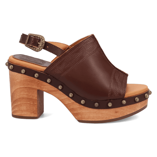 Angle 2, CLOVER WOODEN SANDAL