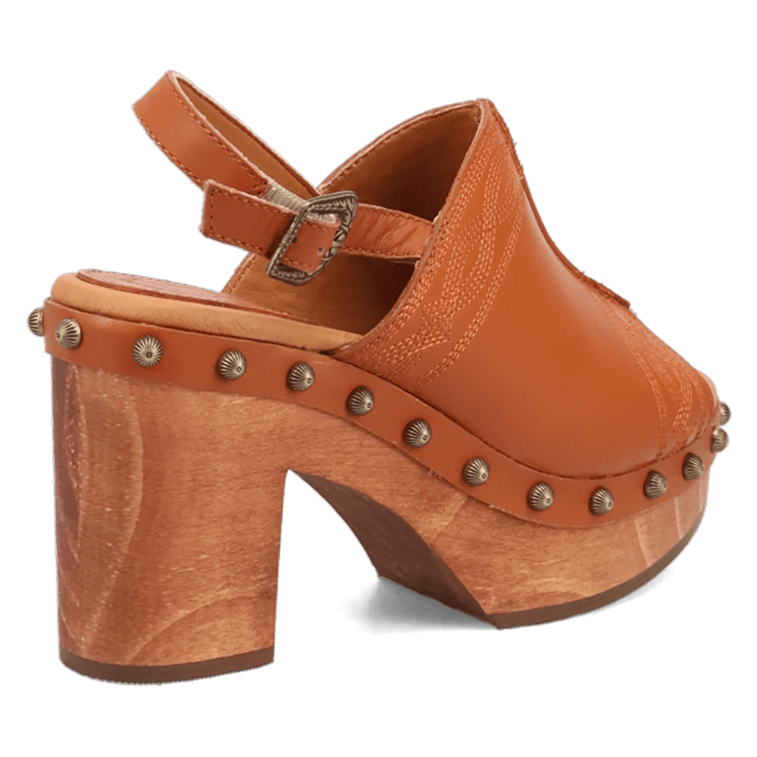 Angle 10, CLOVER WOODEN SANDAL