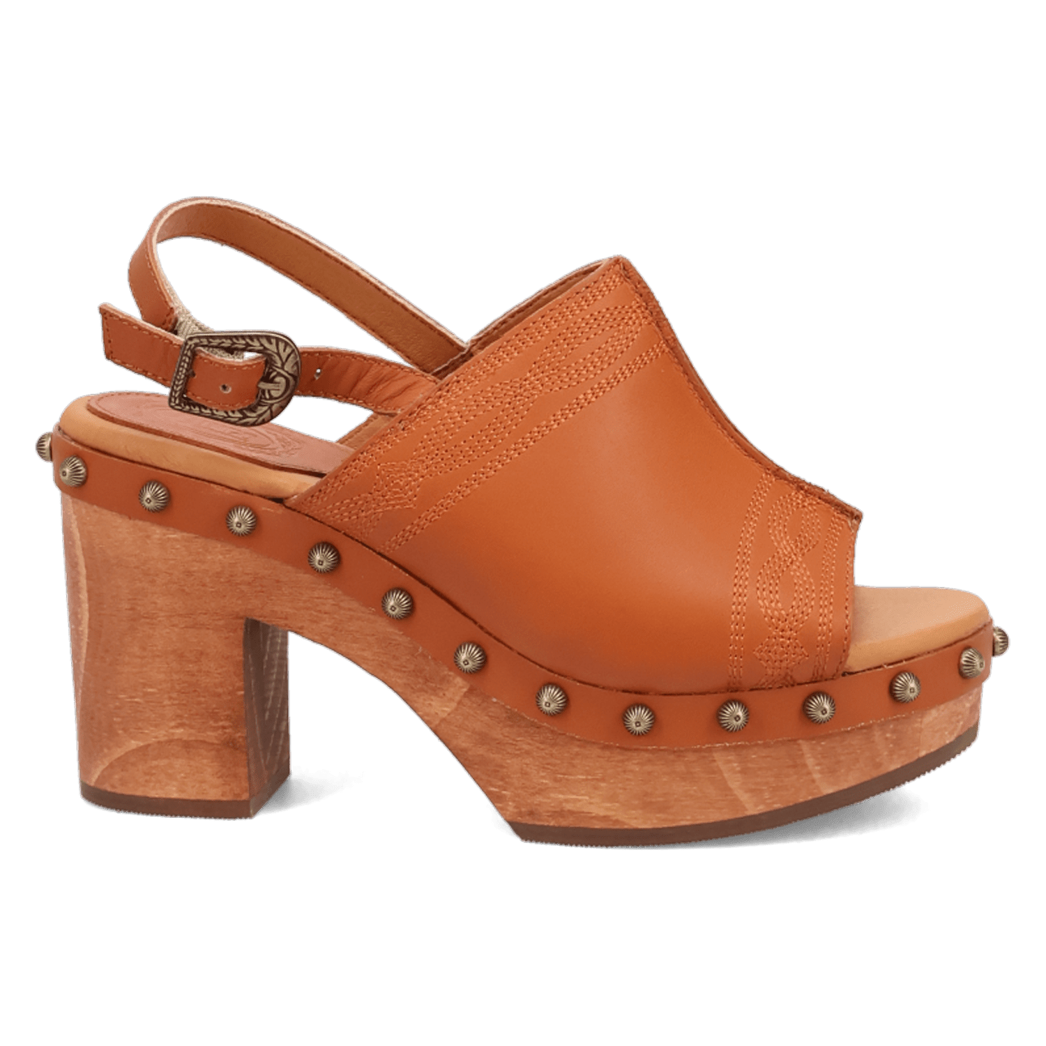 Angle 2, CLOVER WOODEN SANDAL