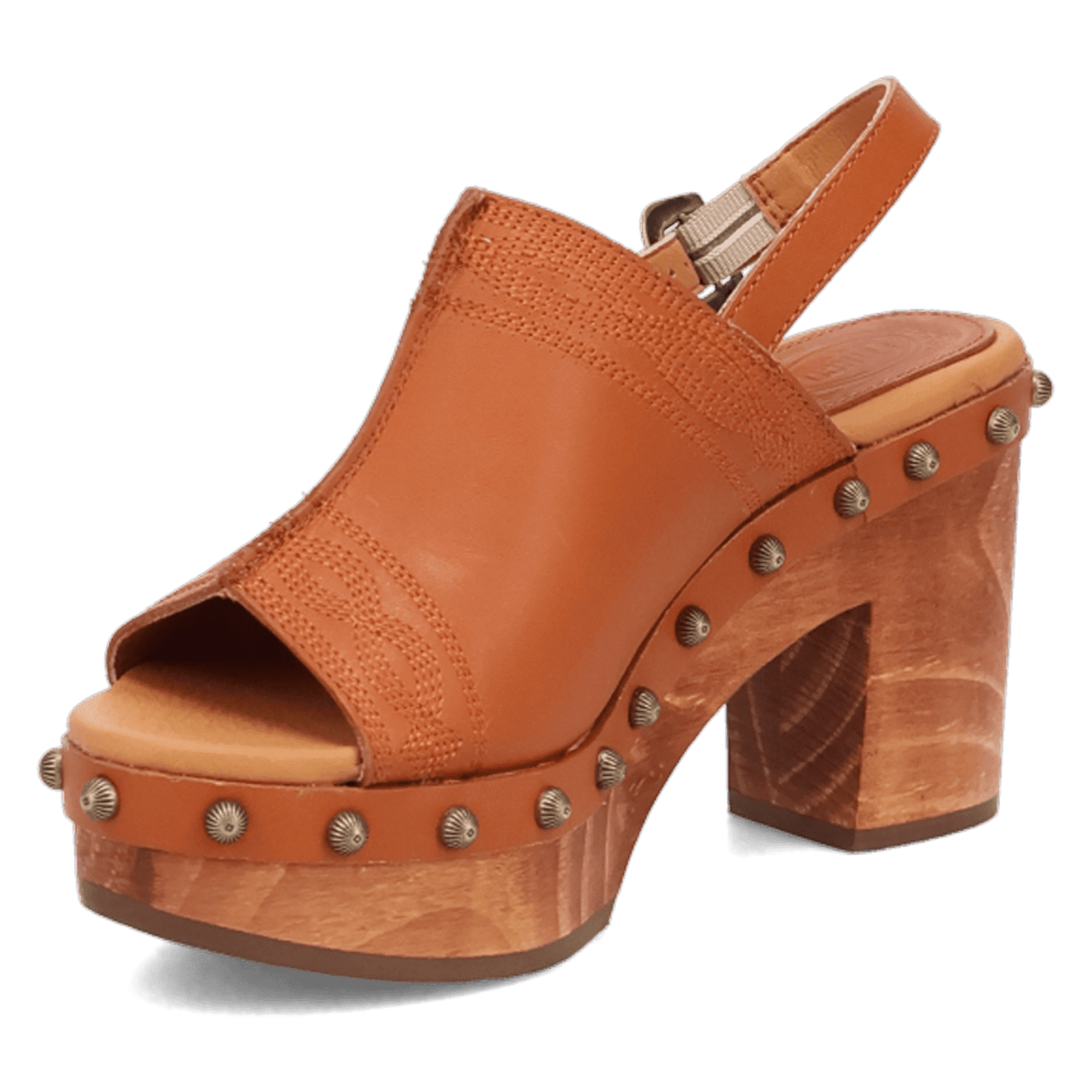 Angle 8, CLOVER WOODEN SANDAL