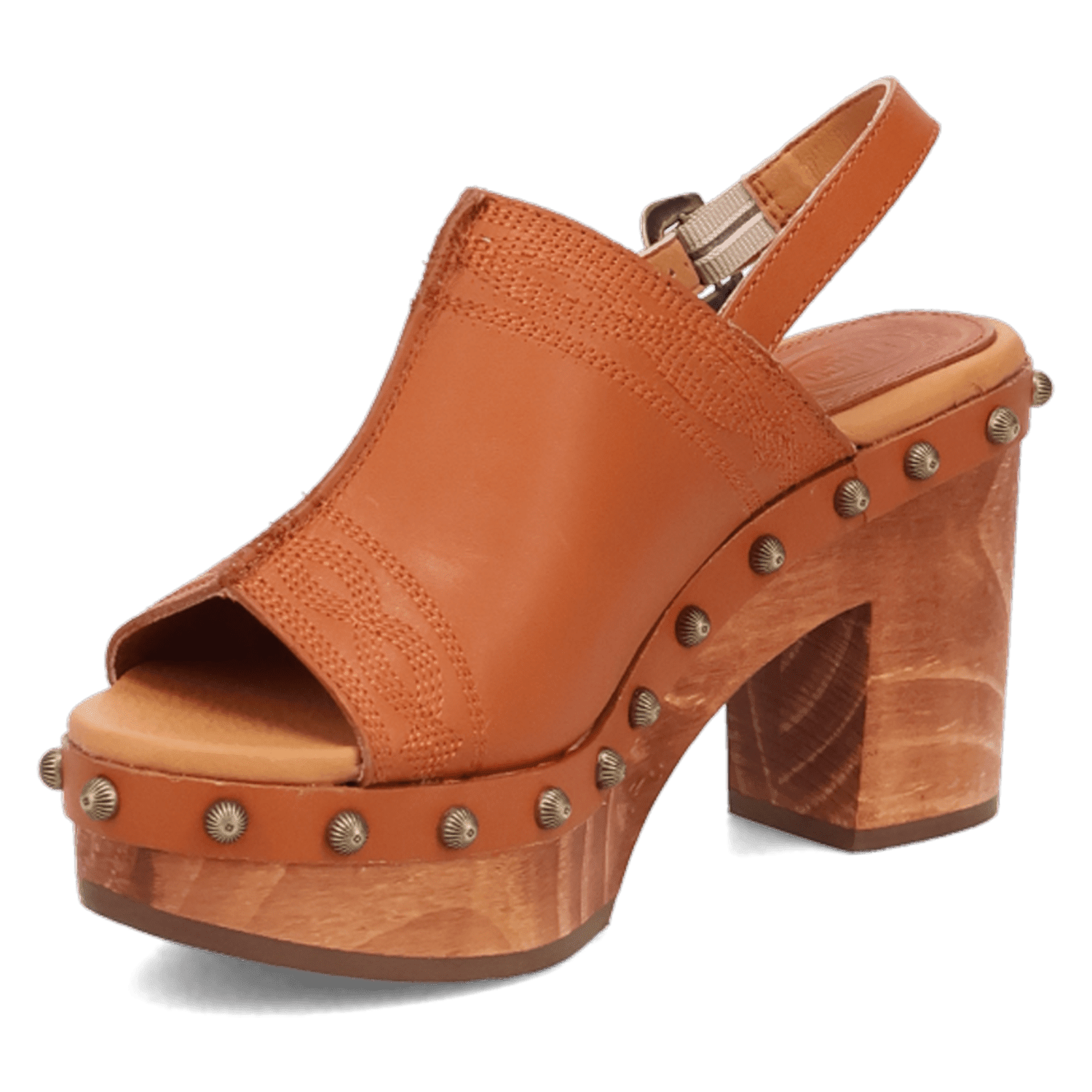 Angle 8, CLOVER WOODEN SANDAL