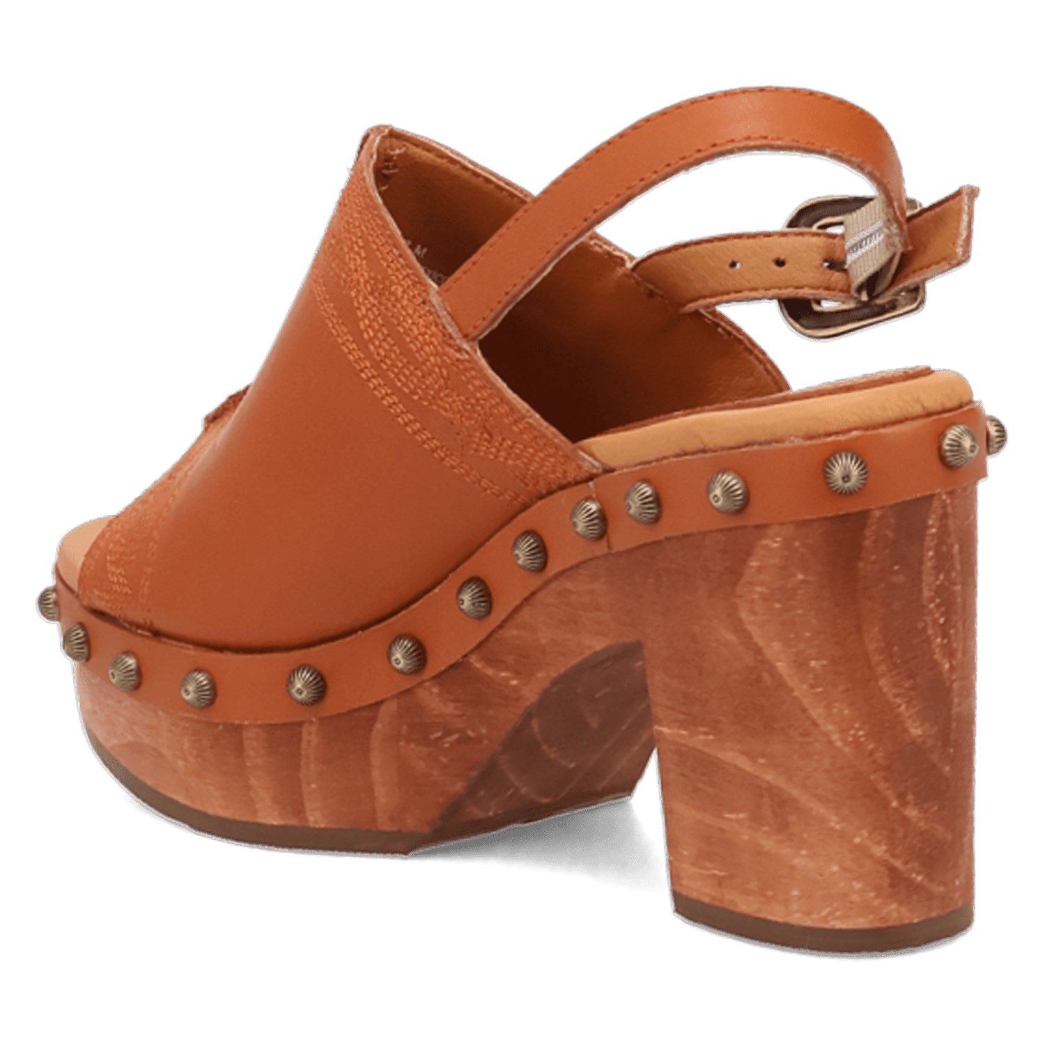 Angle 9, CLOVER WOODEN SANDAL