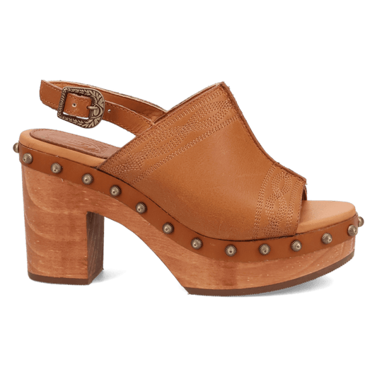 Angle 2, CLOVER WOODEN SANDAL