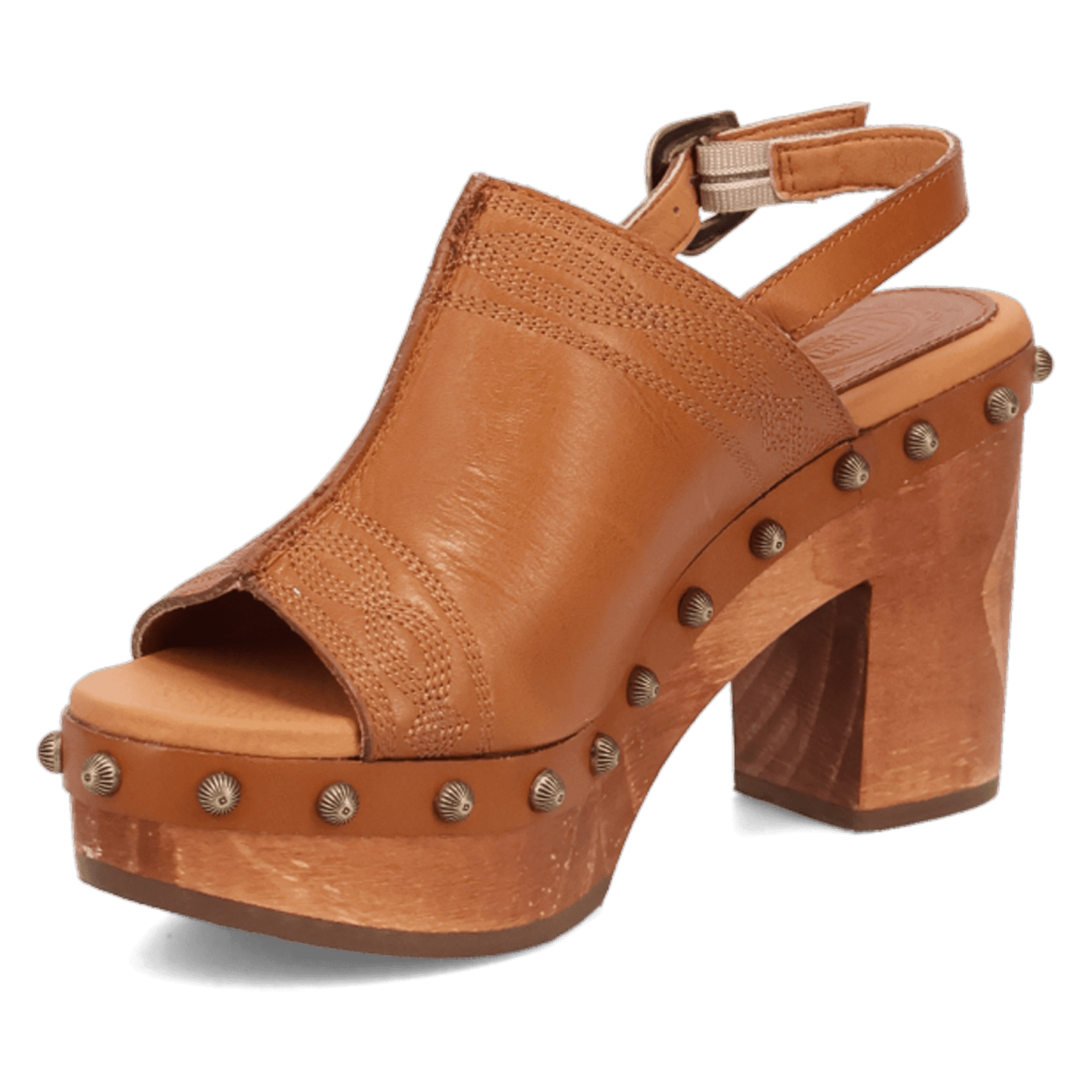 Angle 8, CLOVER WOODEN SANDAL