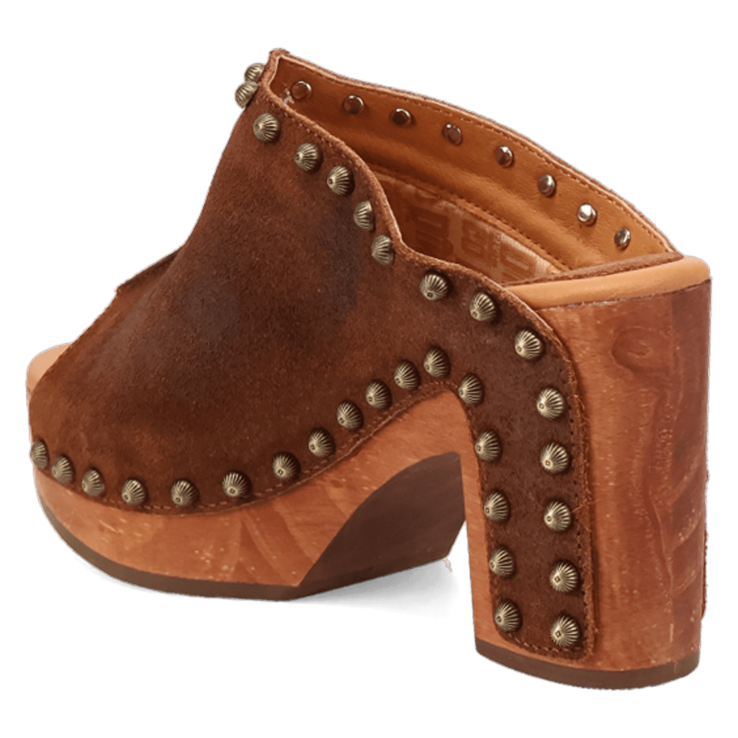 PRODUCT SHOT ECHO WOODEN SANDAL AT 270 DEGREE ANGLE