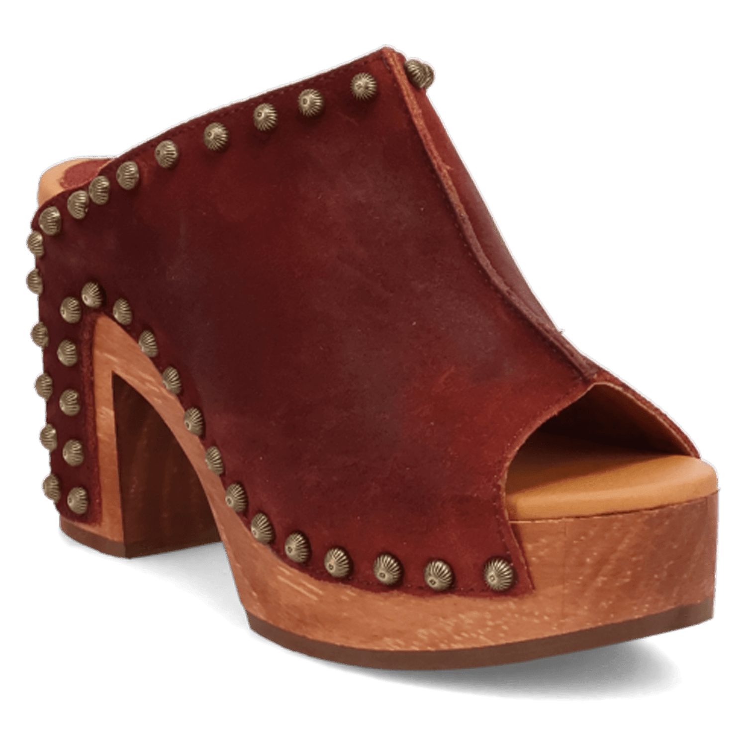 Angle 1, ECHO WOODEN SANDAL