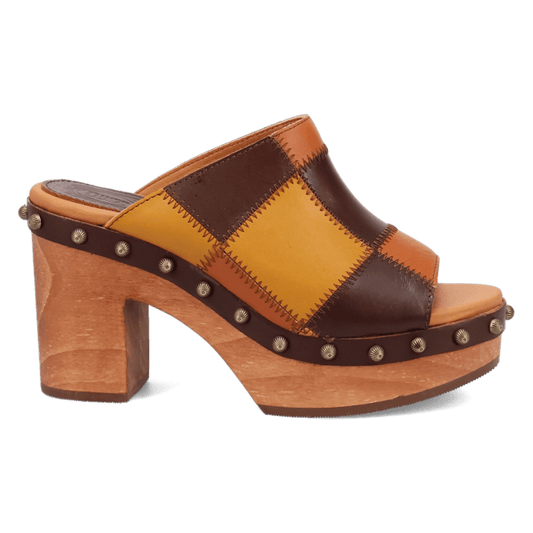 Angle 2, MOSAIC WOODEN SANDAL