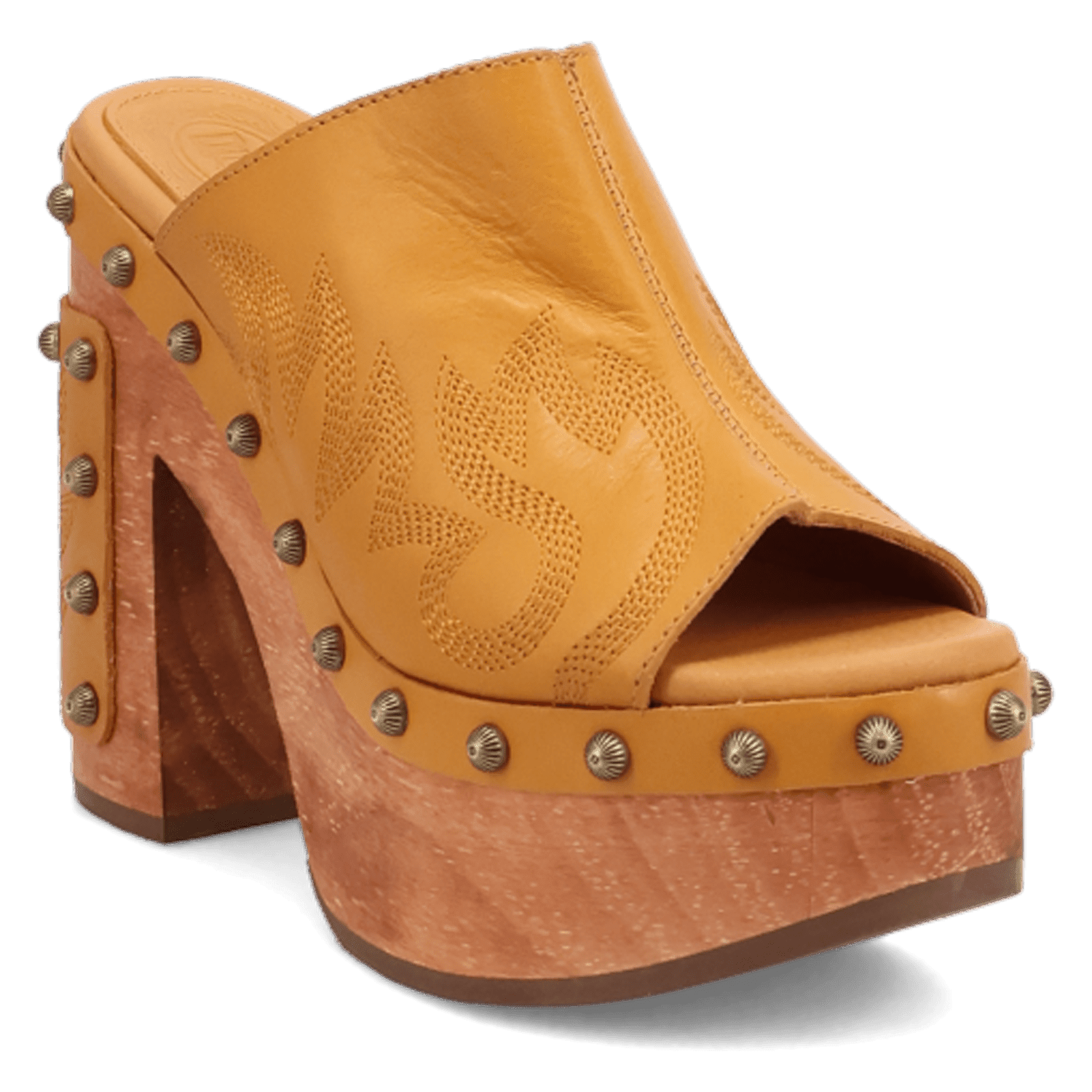 Angle 1, FREE SPIRIT WOODEN SANDAL