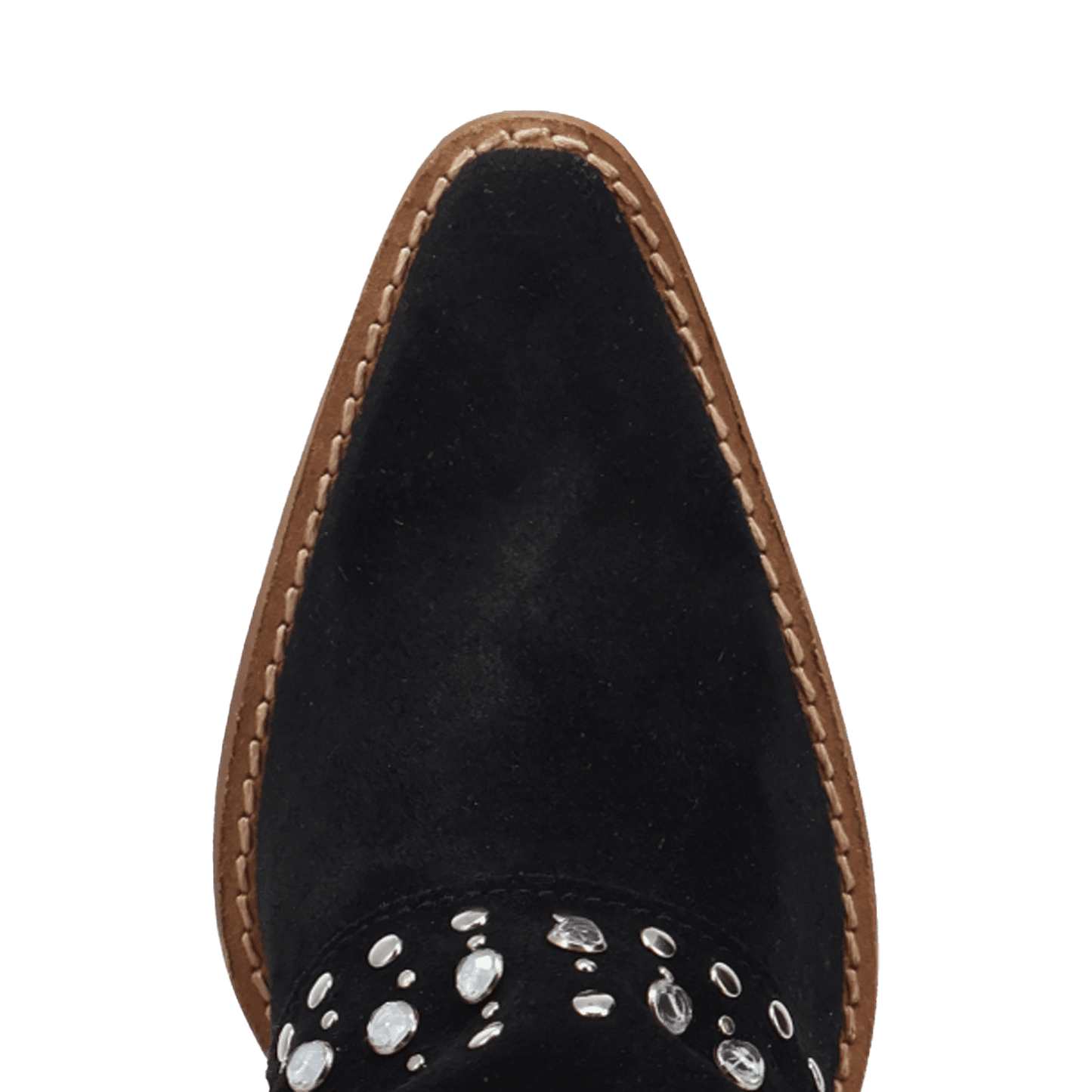 PRODUCT SHOT HOWDY HONEY SUEDE LEATHER BOOT AT TOE ANGLE