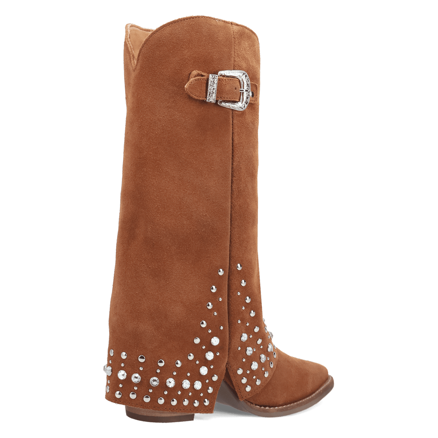 PRODUCT SHOT HOWDY HONEY SUEDE LEATHER BOOT AT 315 DEGREE ANGLE