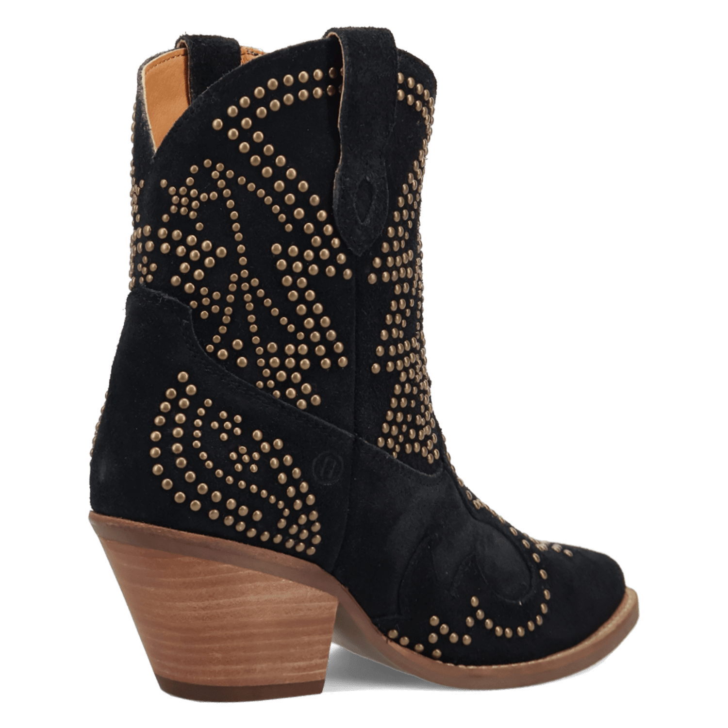 PRODUCT SHOT SEEIN' STARS SUEDE LEATHER BOOTIE AT 315 DEGREE ANGLE
