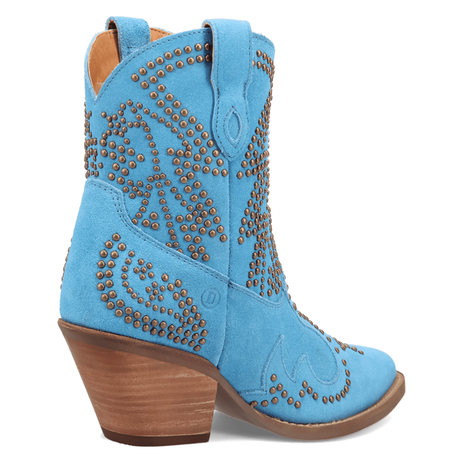 PRODUCT SHOT SEEIN' STARS SUEDE LEATHER BOOTIE AT 315 DEGREE ANGLE