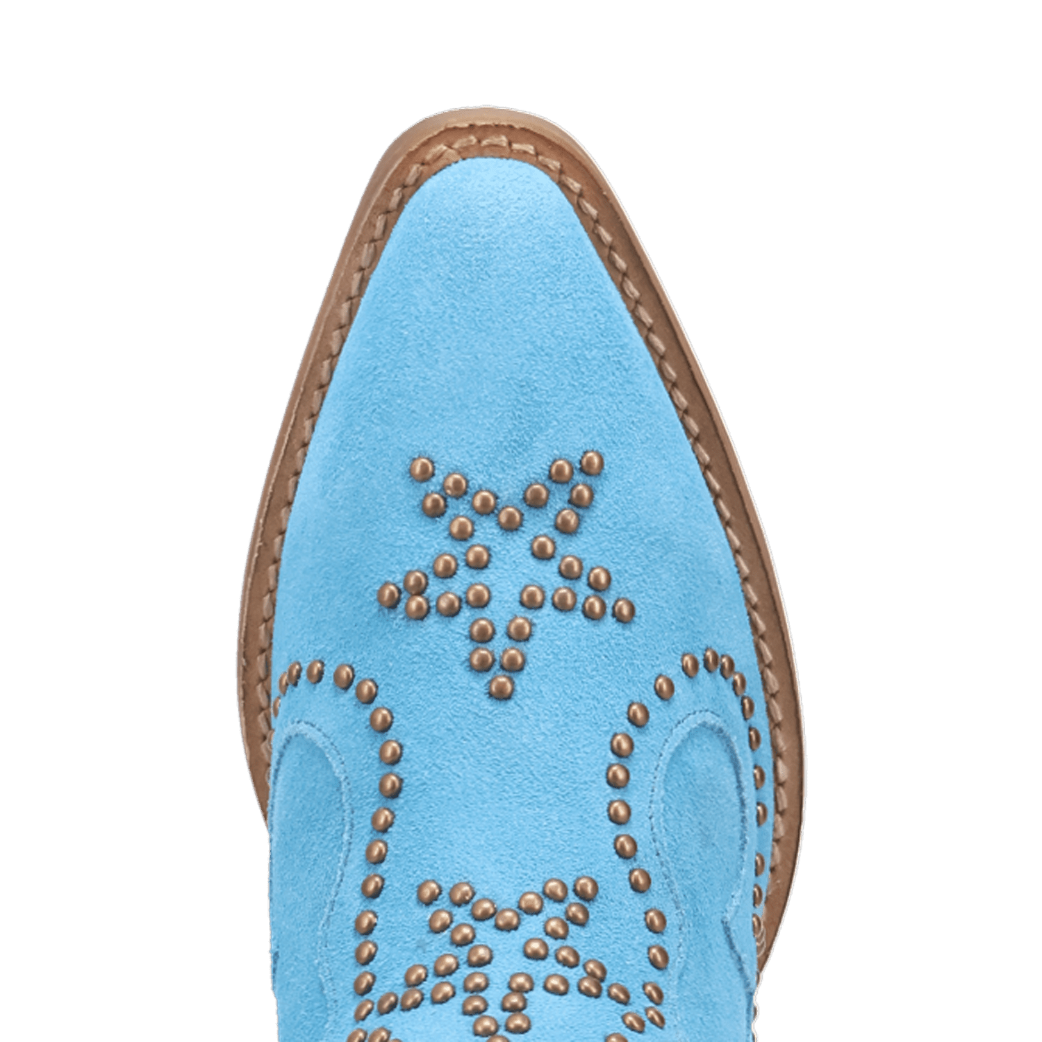 PRODUCT SHOT SEEIN' STARS SUEDE LEATHER BOOTIE AT TOE ANGLE