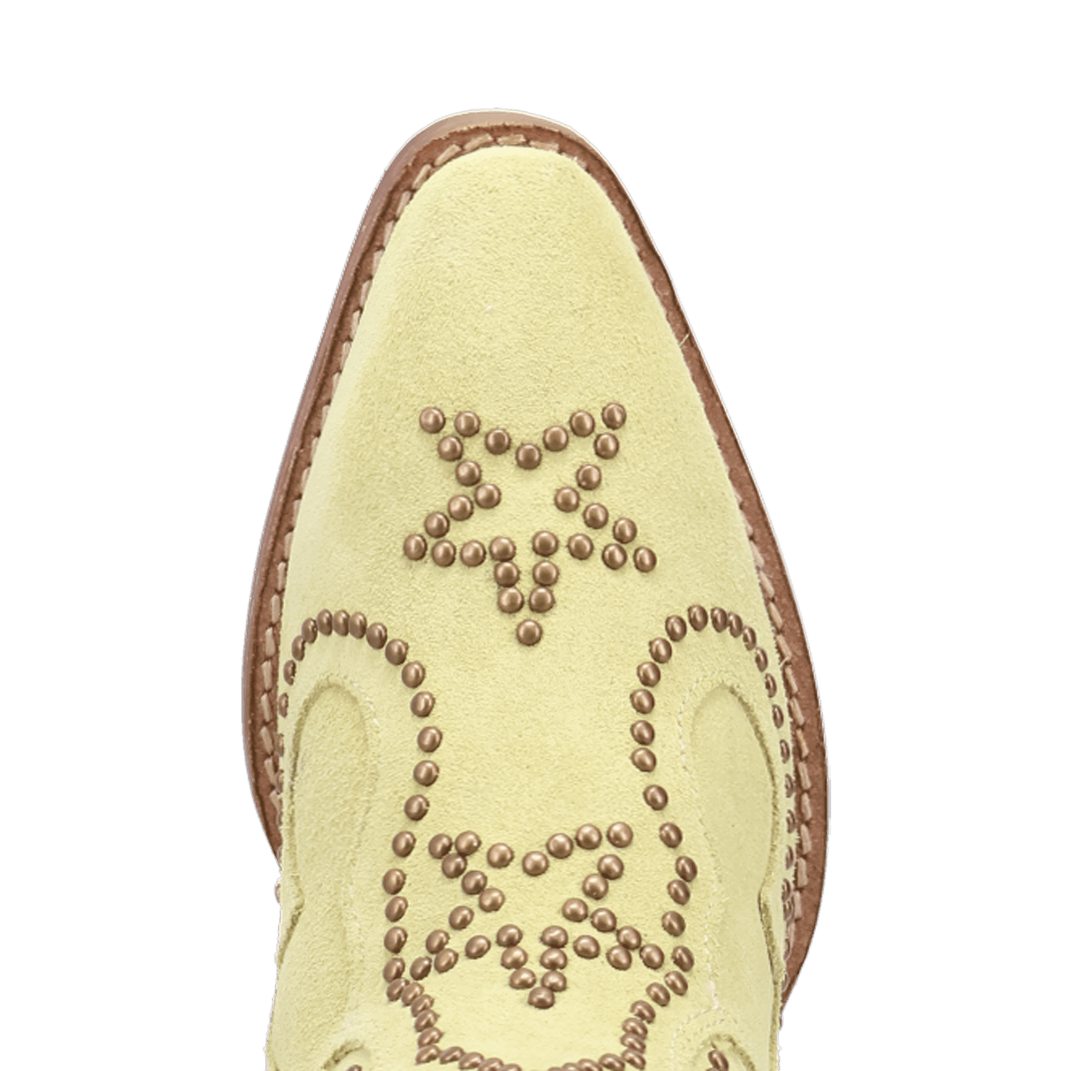 PRODUCT SHOT SEEIN' STARS SUEDE LEATHER BOOTIE AT TOE ANGLE