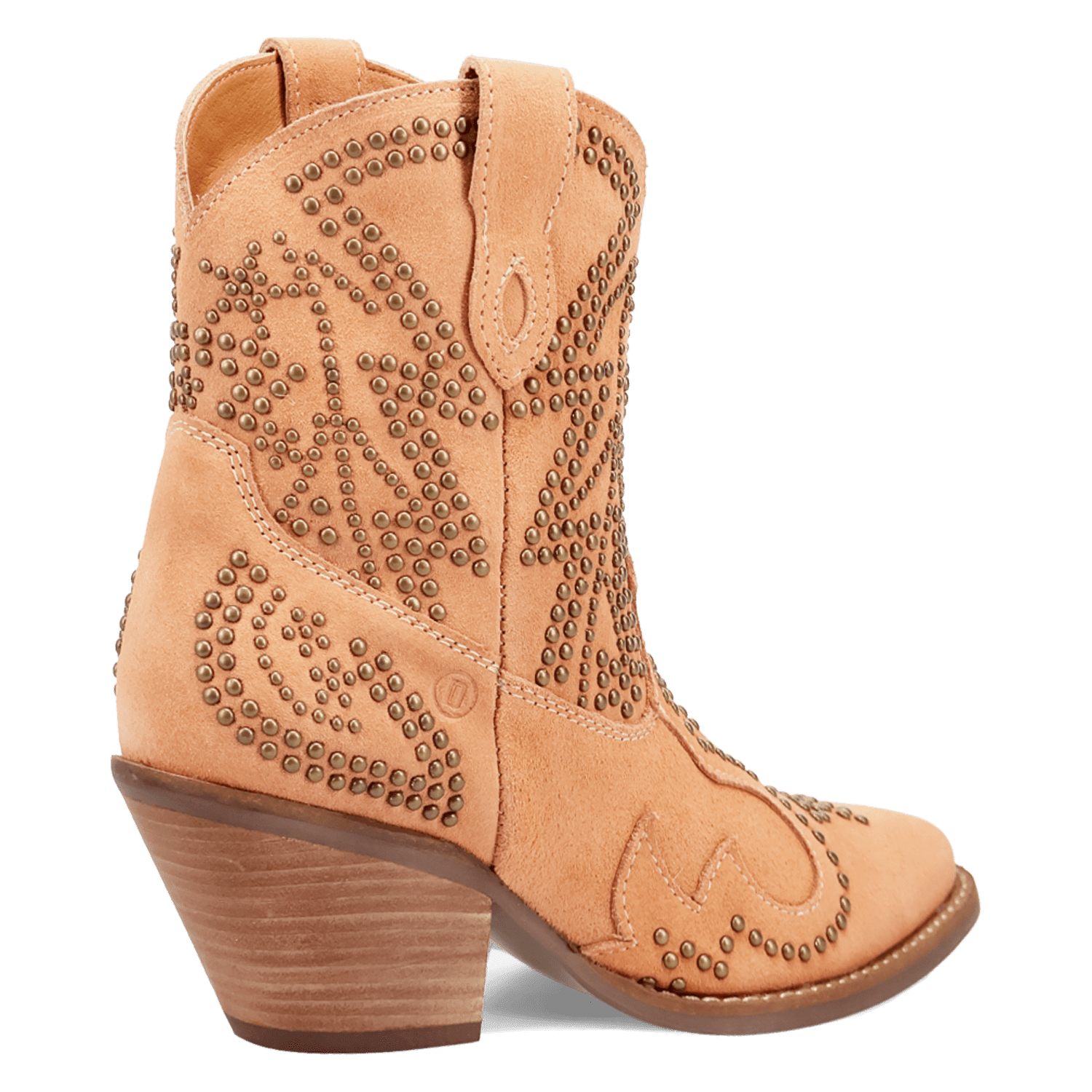 PRODUCT SHOT SEEIN' STARS SUEDE LEATHER BOOTIE AT 315 DEGREE ANGLE