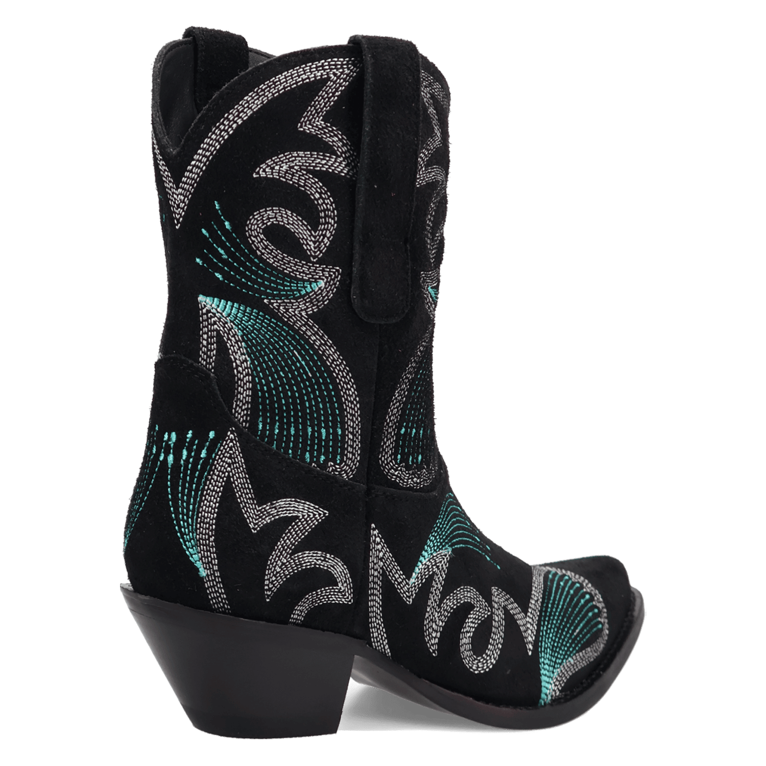 PRODUCT SHOT FLYIN' COLORS SUEDE LEATHER BOOTIE AT 315 DEGREE ANGLE