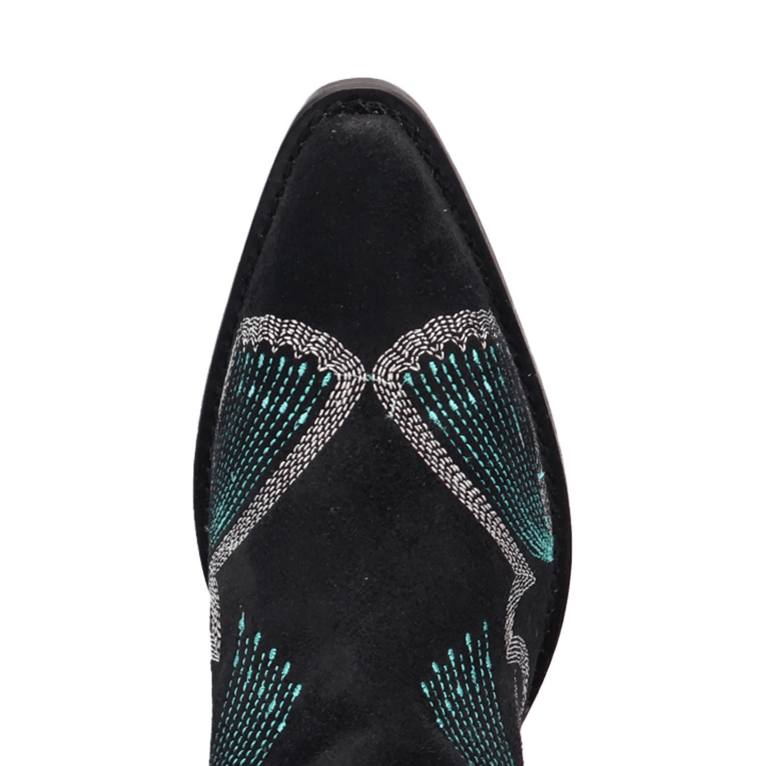 PRODUCT SHOT FLYIN' COLORS SUEDE LEATHER BOOTIE AT TOE ANGLE