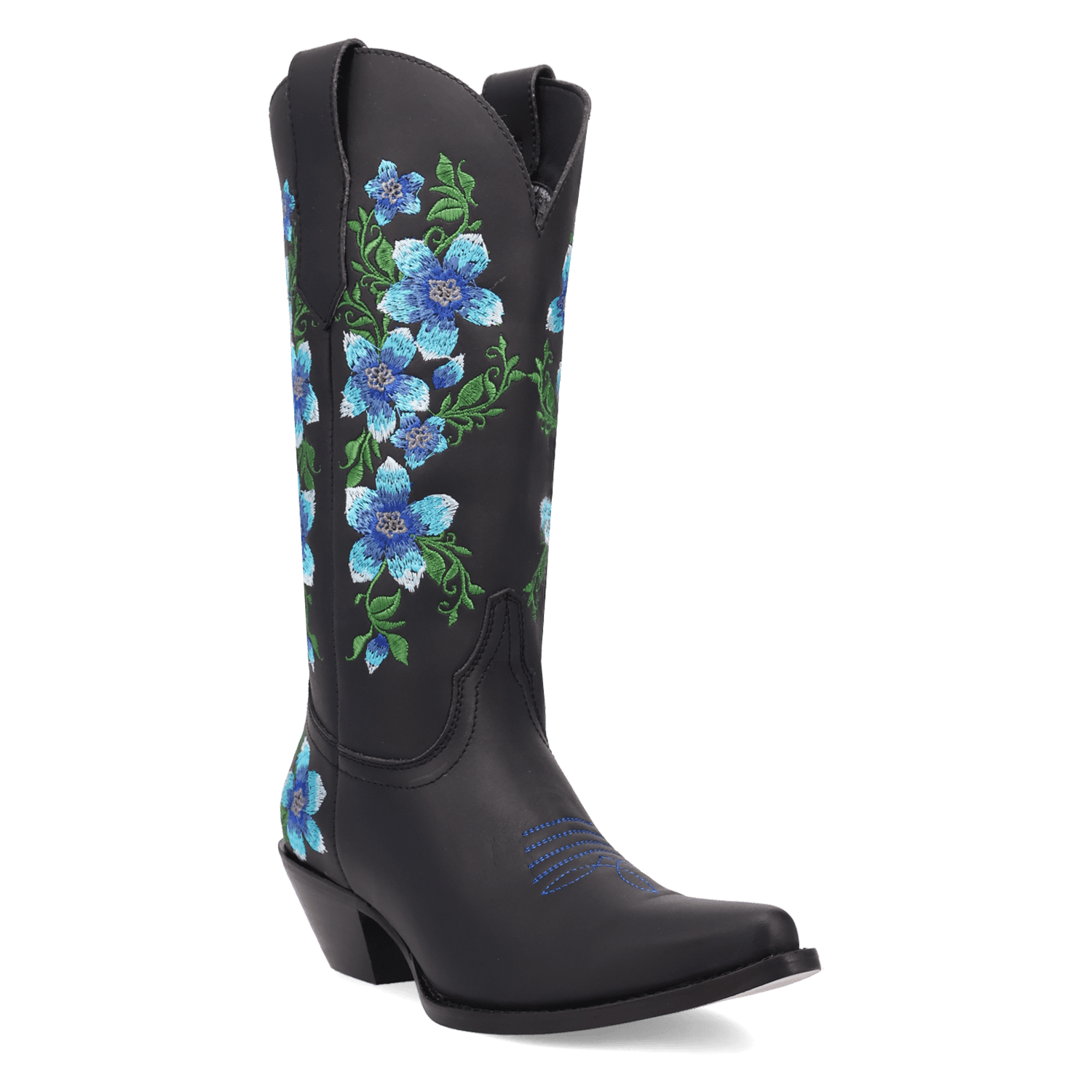 PRODUCT SHOT POSIE LEATHER BOOT AT 45 DEGREE ANGLE