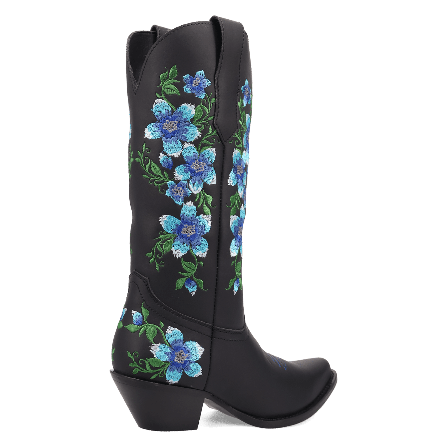 PRODUCT SHOT POSIE LEATHER BOOT AT 315 DEGREE ANGLE