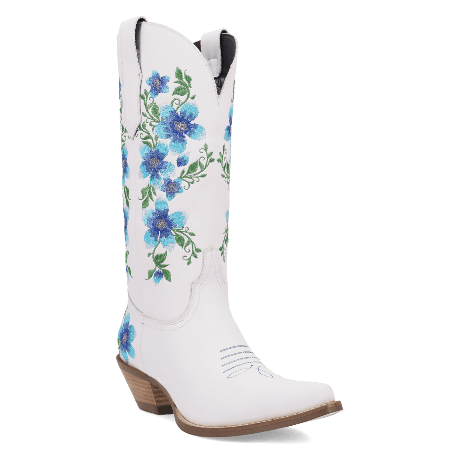 PRODUCT SHOT POSIE LEATHER BOOT AT 45 DEGREE ANGLE