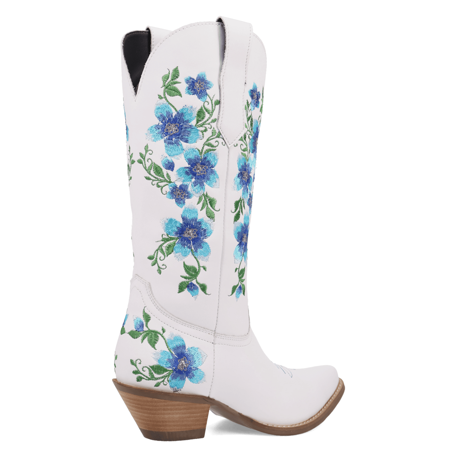 PRODUCT SHOT POSIE LEATHER BOOT AT 315 DEGREE ANGLE