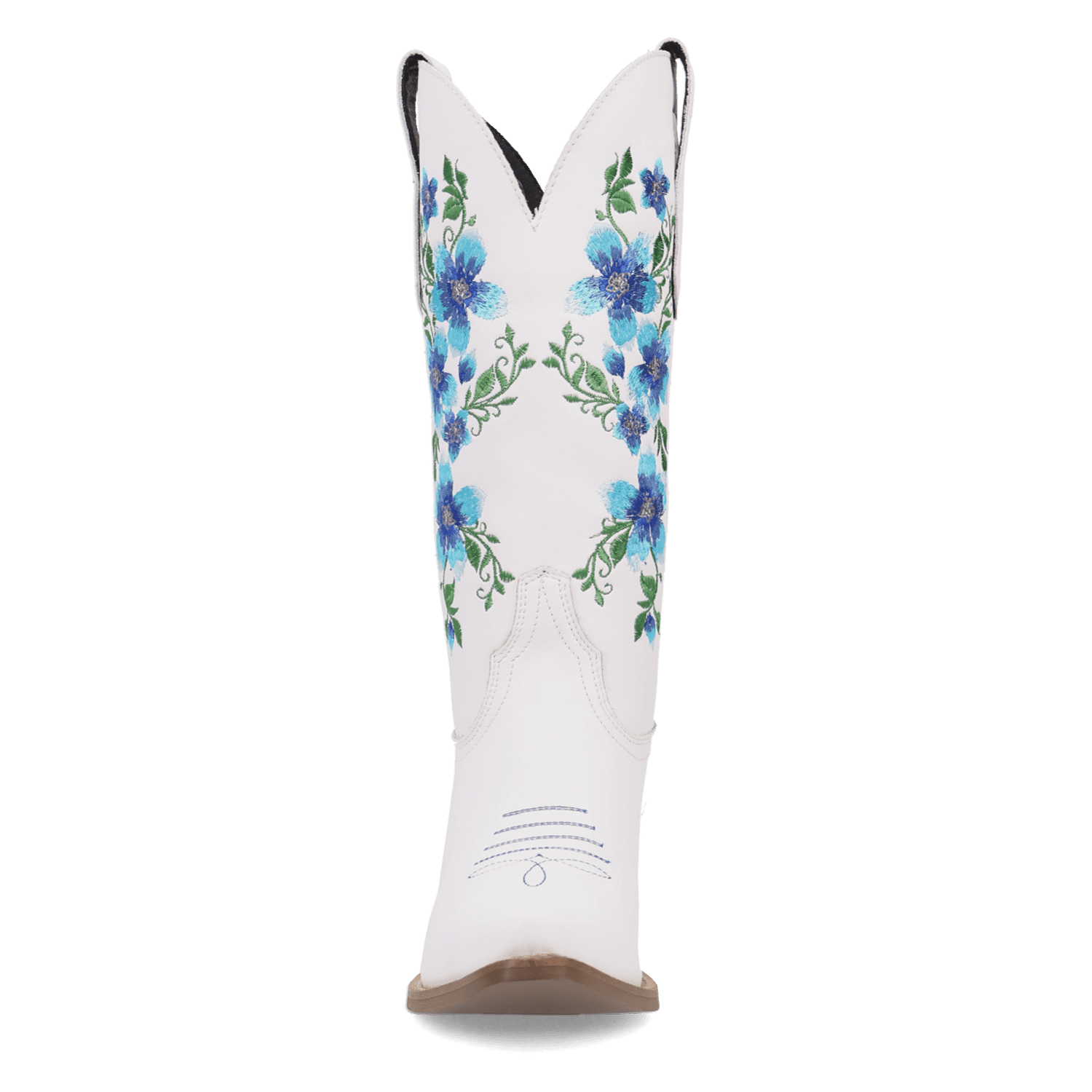 PRODUCT SHOT POSIE LEATHER BOOT AT FRONT ANGLE