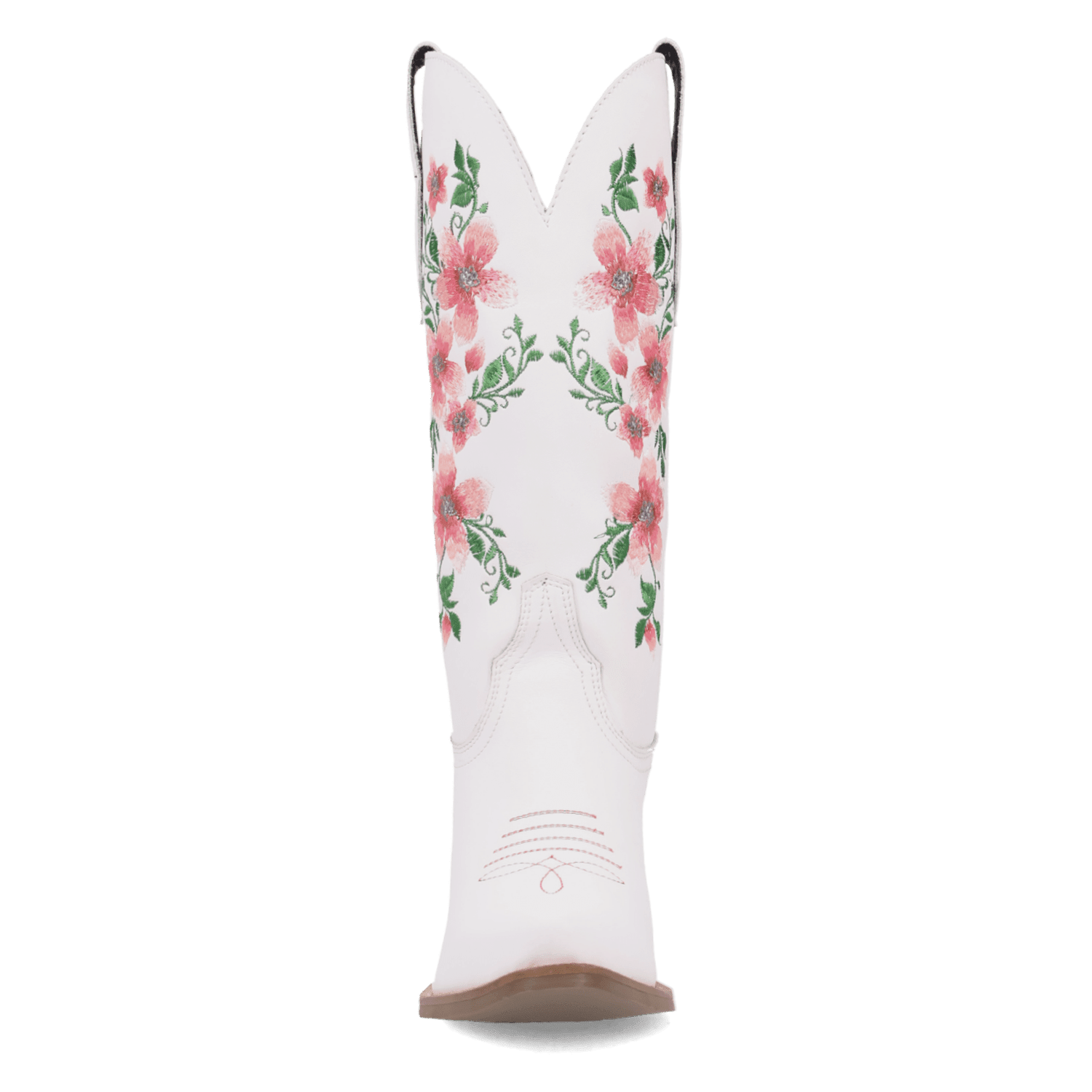 PRODUCT SHOT POSIE LEATHER BOOT AT FRONT ANGLE