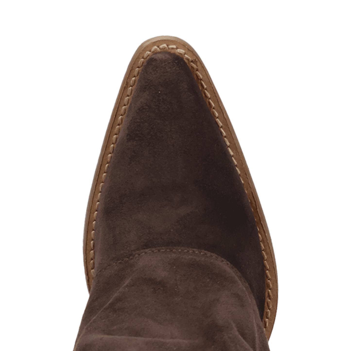 PRODUCT SHOT BUCKLE BUNNY SUEDE LEATHER BOOT AT TOE ANGLE