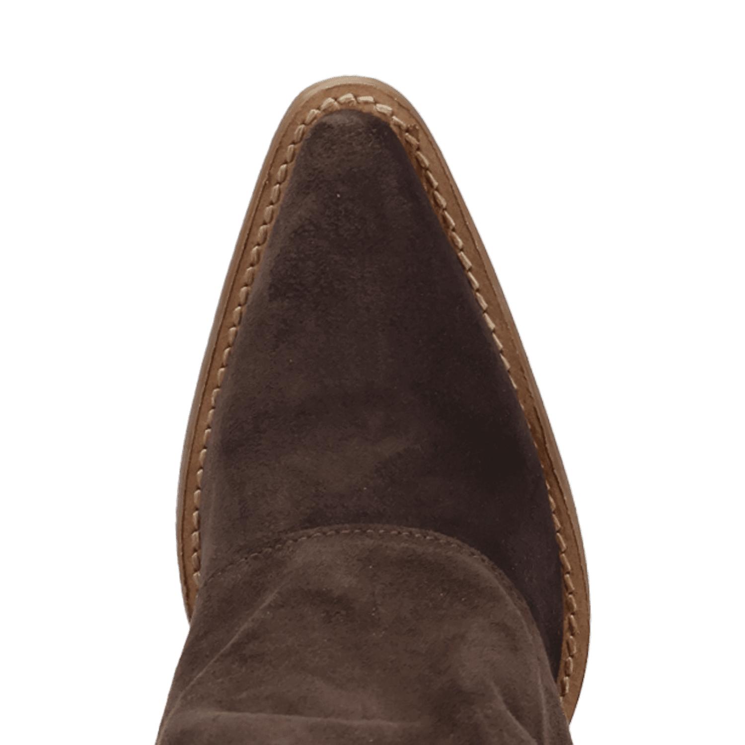 PRODUCT SHOT BUCKLE BUNNY SUEDE LEATHER BOOT AT TOE ANGLE