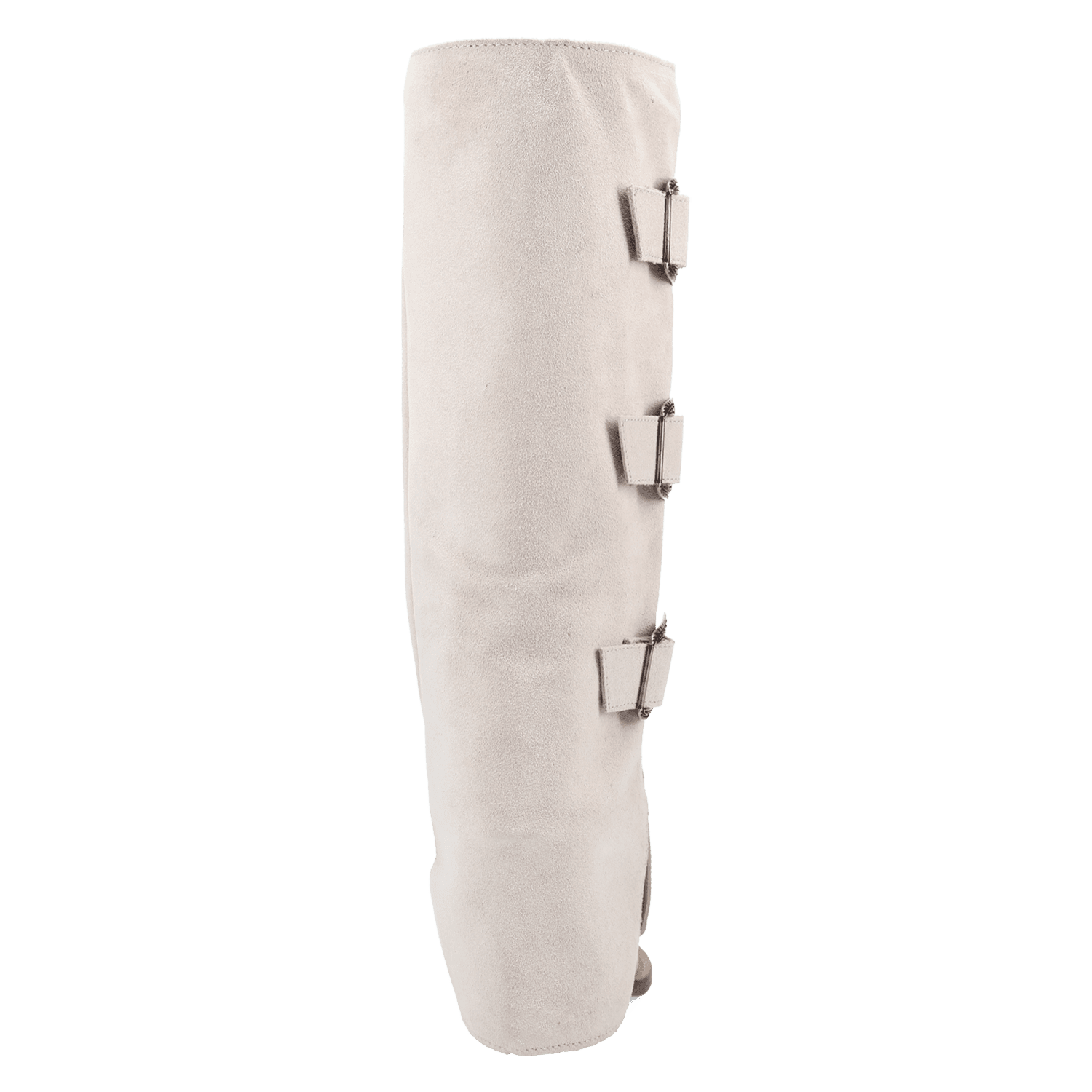 PRODUCT SHOT BUCKLE BUNNY SUEDE LEATHER BOOT AT 180 DEGREE BACK ANGLE