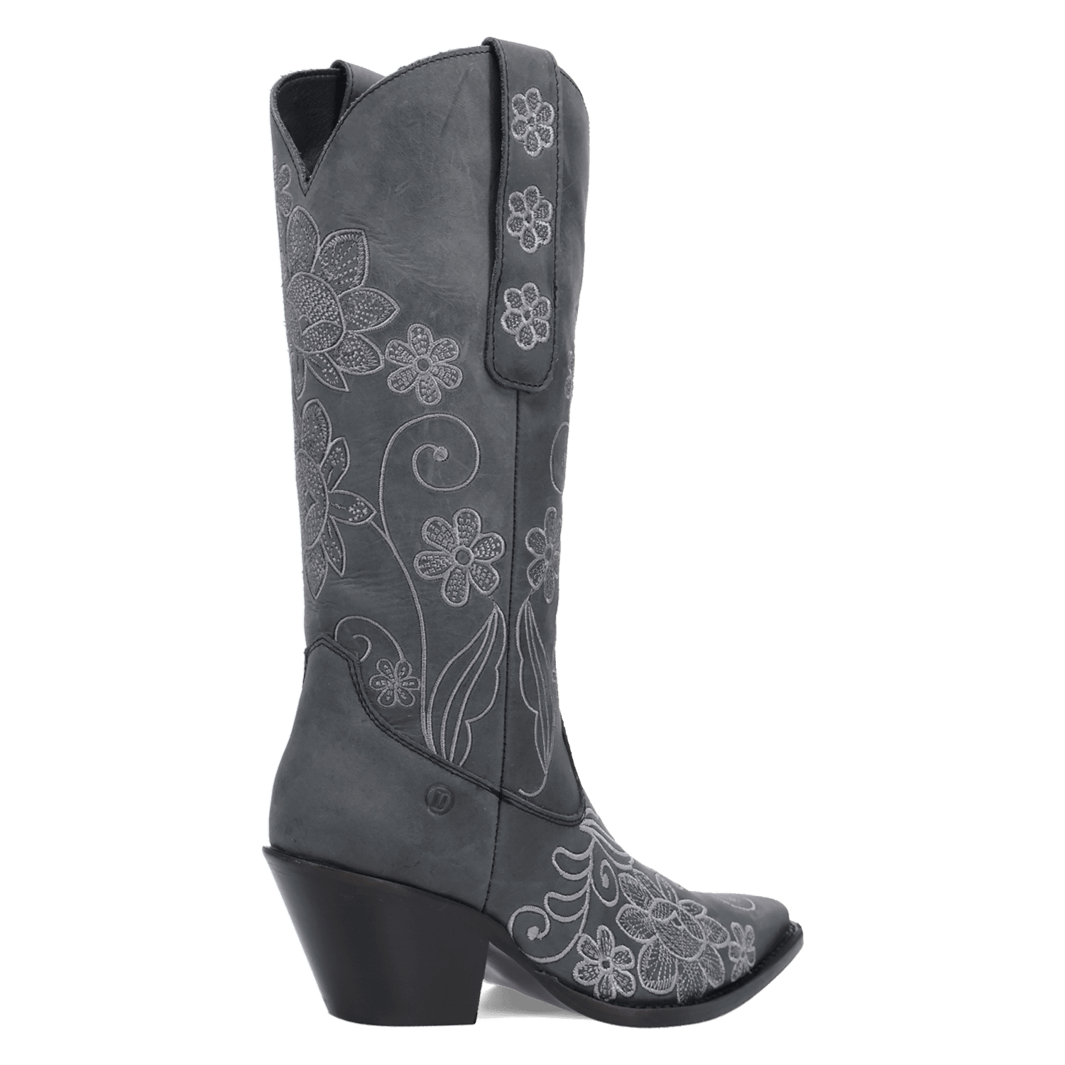 PRODUCT SHOT WESTERN SWING LEATHER BOOT AT 315 DEGREE ANGLE
