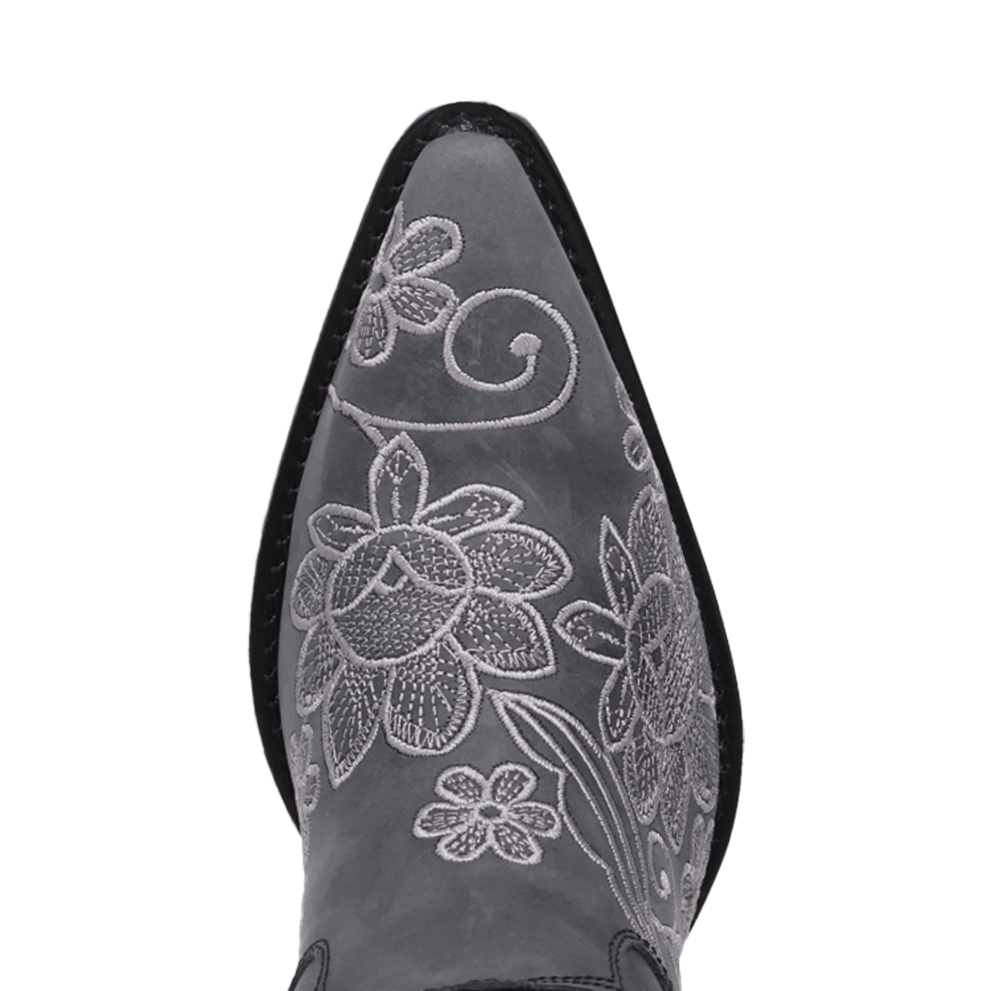 PRODUCT SHOT WESTERN SWING LEATHER BOOT AT TOE ANGLE