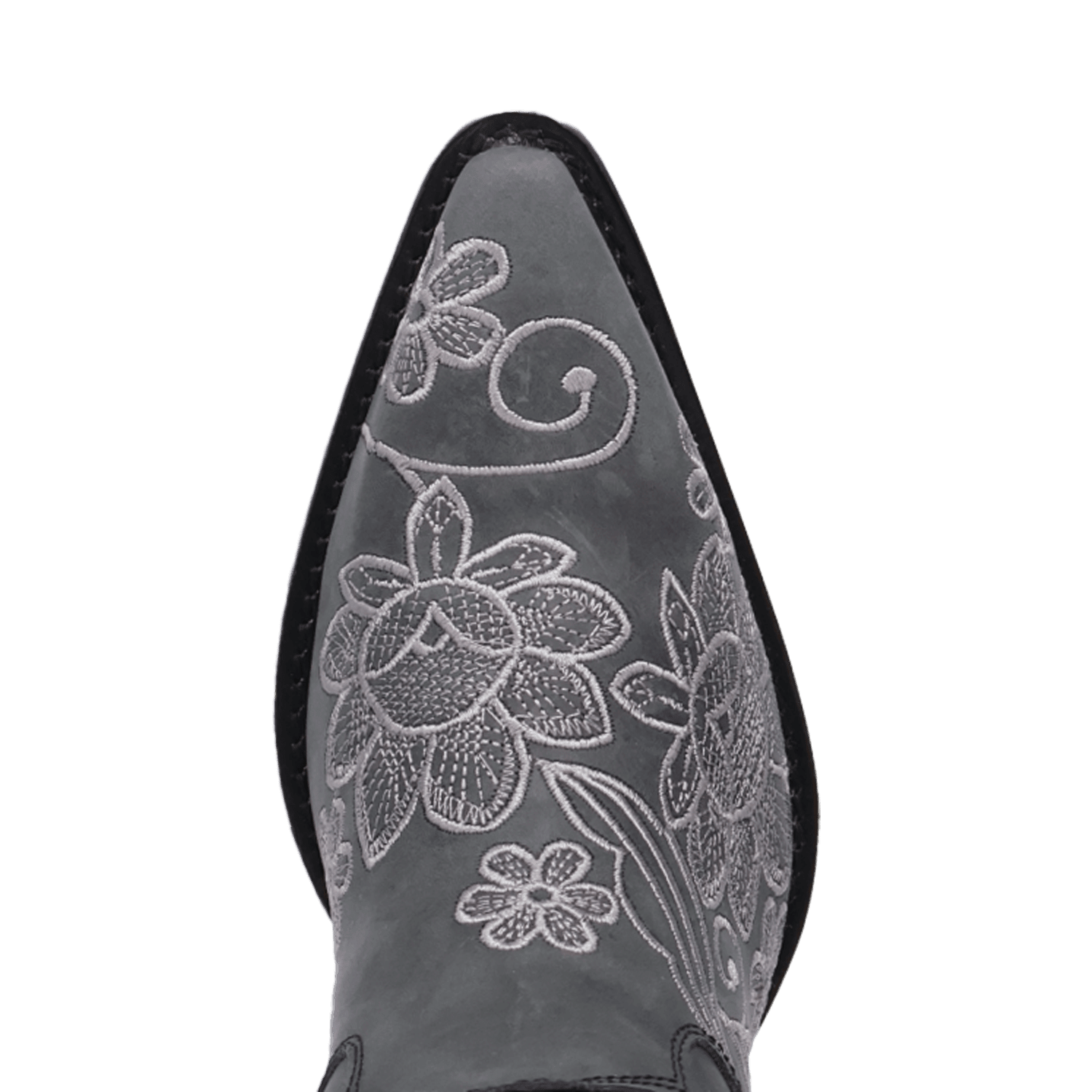 PRODUCT SHOT WESTERN SWING LEATHER BOOT AT TOE ANGLE