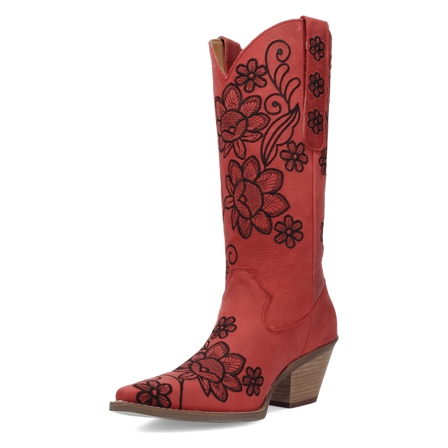 PRODUCT SHOT WESTERN SWING LEATHER BOOT AT 225 DEGREE ANGLE