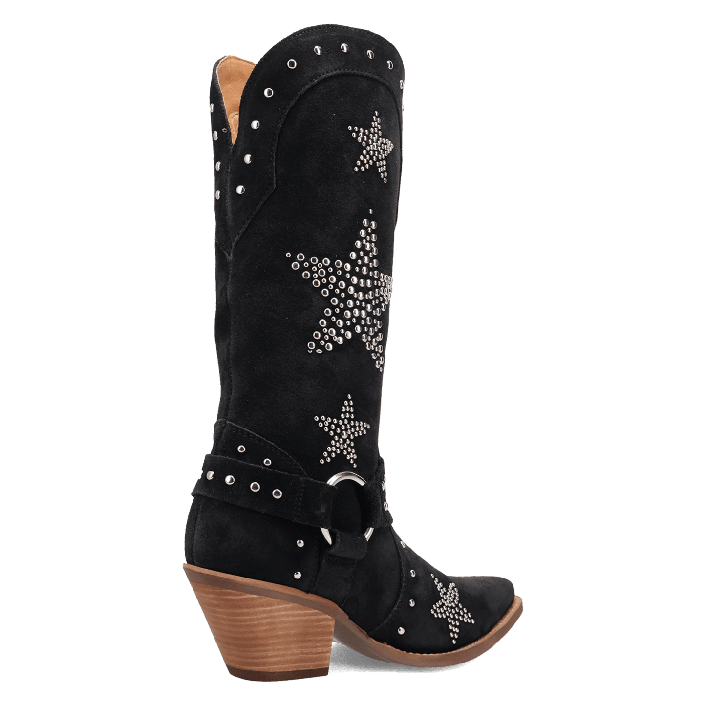 PRODUCT SHOT LUCKY STARS SUEDE LEATHER BOOT AT 315 DEGREE ANGLE