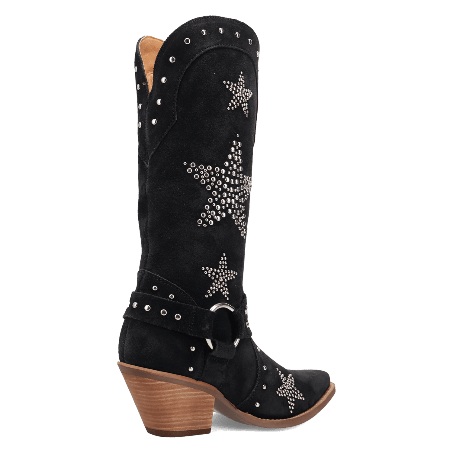 PRODUCT SHOT LUCKY STARS SUEDE LEATHER BOOT AT 315 DEGREE ANGLE