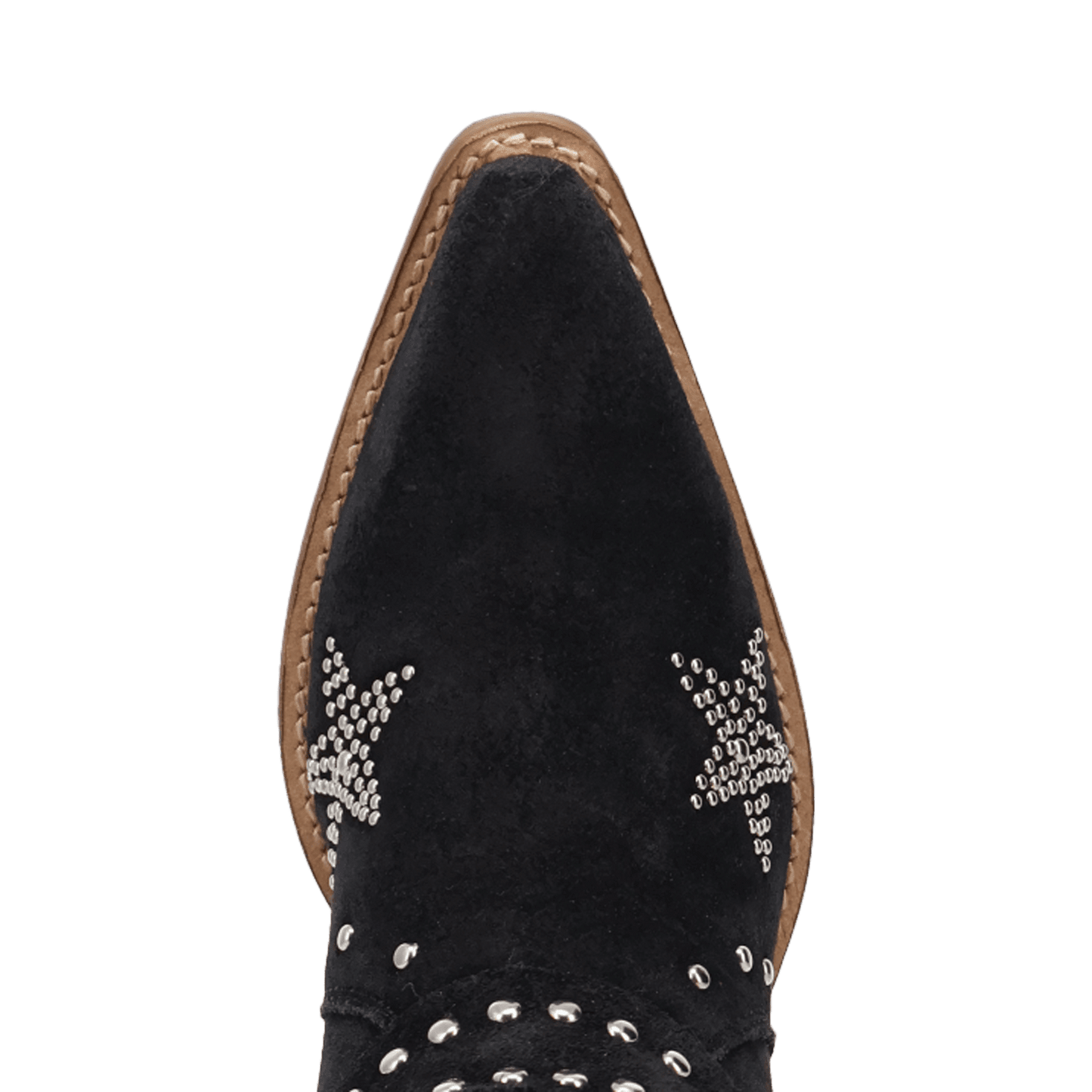 PRODUCT SHOT LUCKY STARS SUEDE LEATHER BOOT AT TOE ANGLE