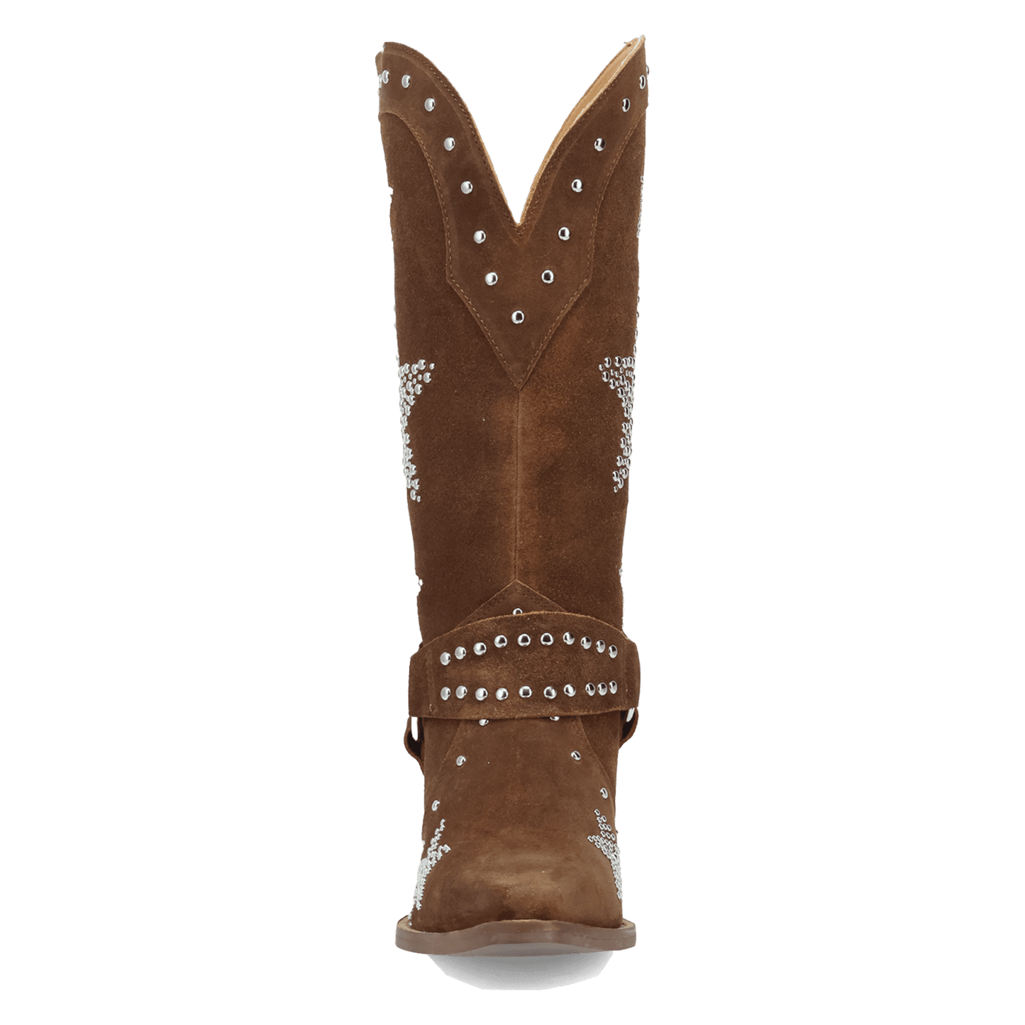 PRODUCT SHOT LUCKY STARS SUEDE LEATHER BOOT AT FRONT ANGLE